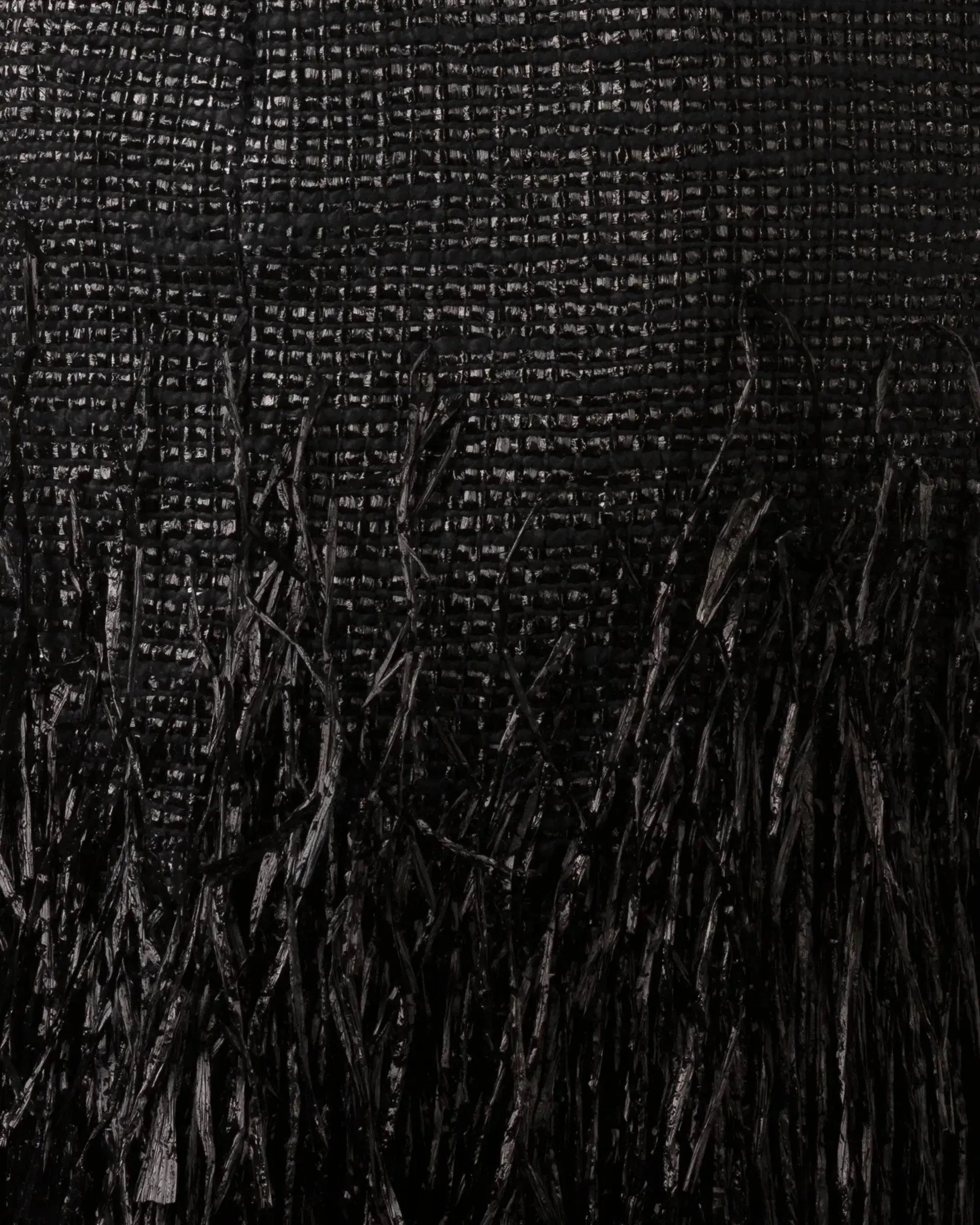 Fringe-Trimmed High Waisted Skirt - DIHSAN