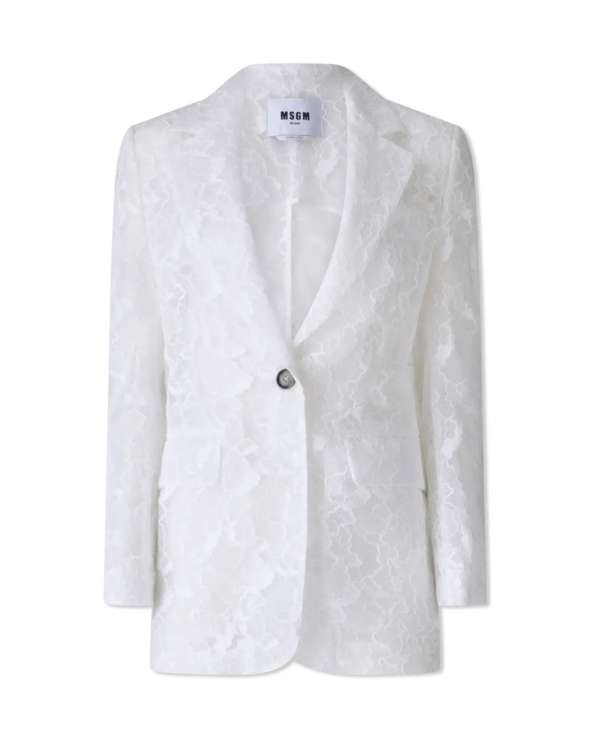 Single Breasted Lace Blazer - DIHSAN