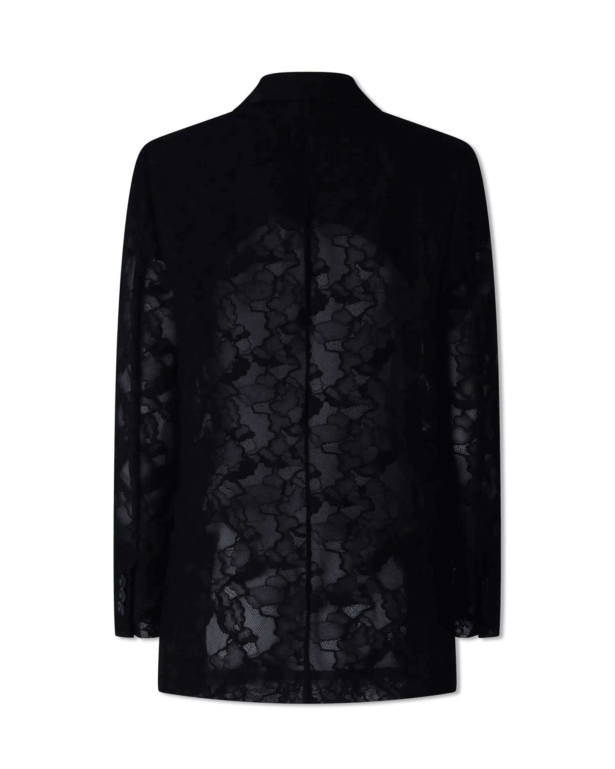 Single Breasted Lace Blazer - DIHSAN