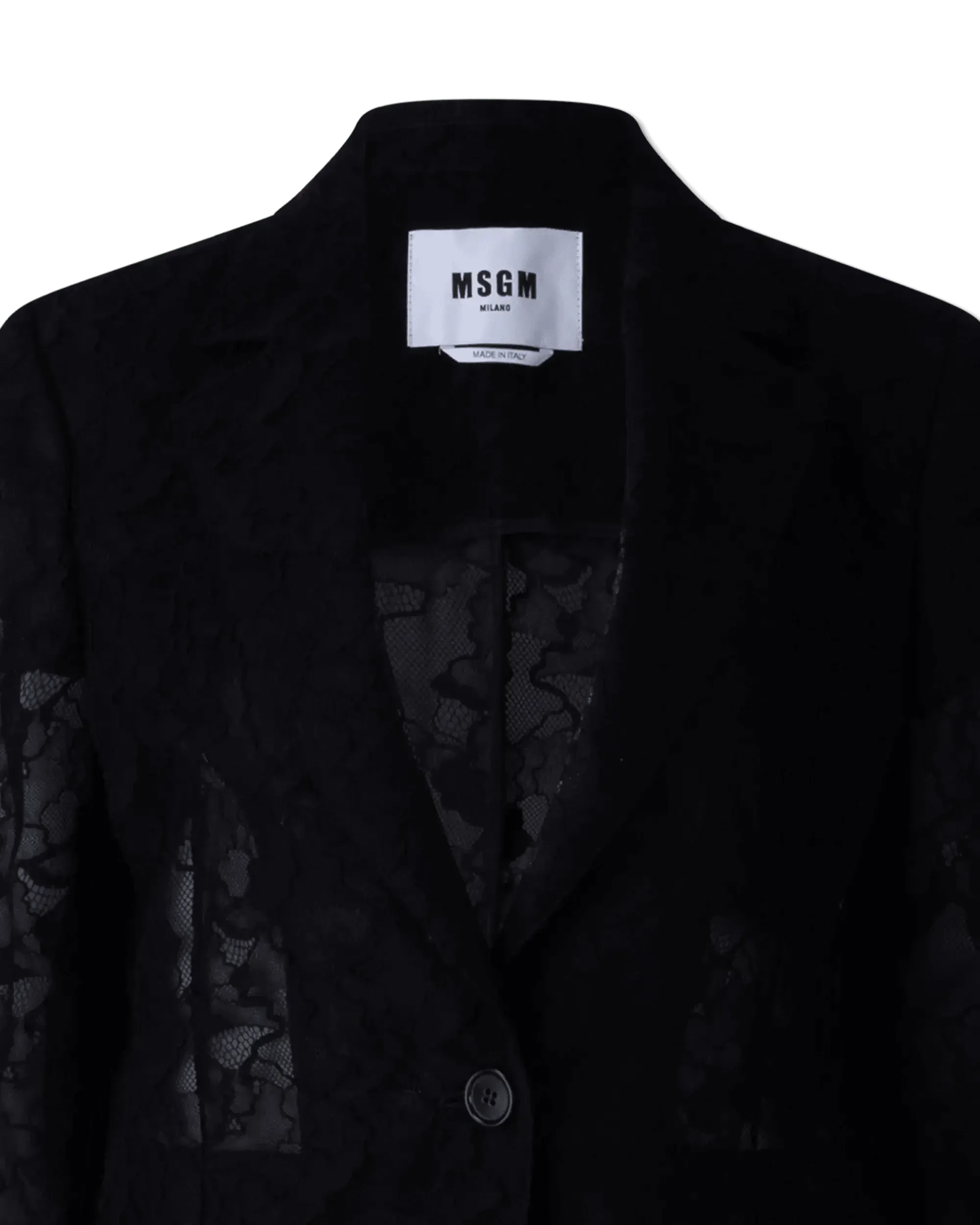Single Breasted Lace Blazer - DIHSAN