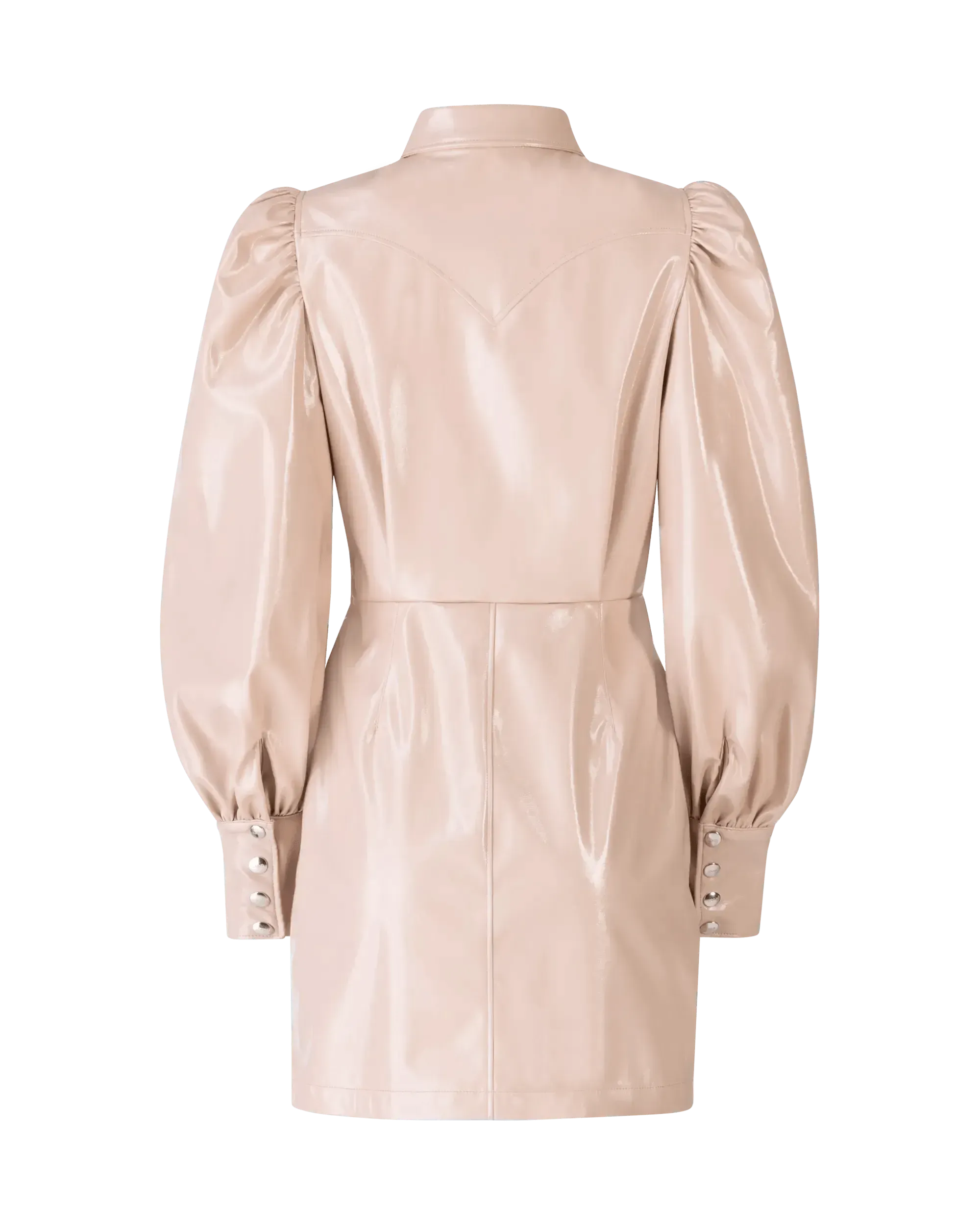 Puff-Sleeve Mini Dress - DIHSAN