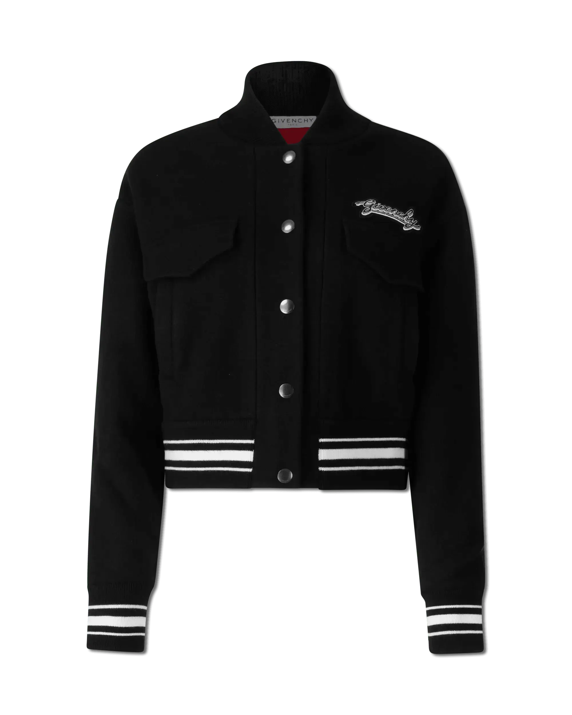 Cropped Outerwear Bomber Jacket - DIHSAN