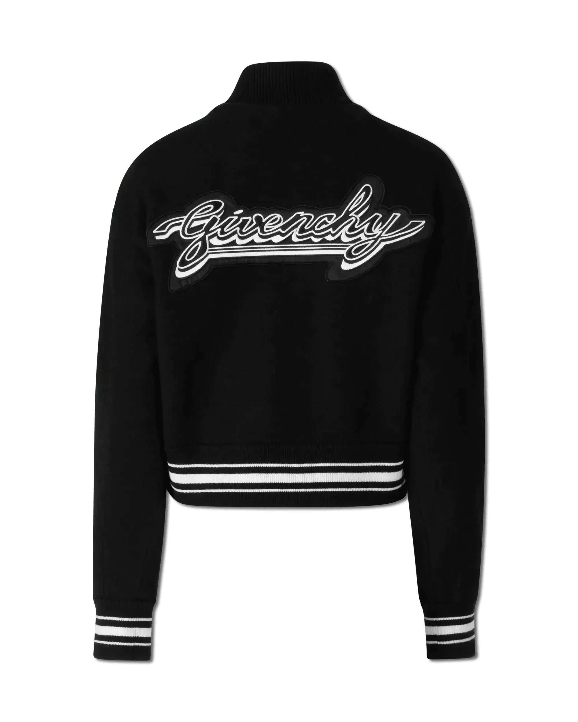 Cropped Outerwear Bomber Jacket - DIHSAN