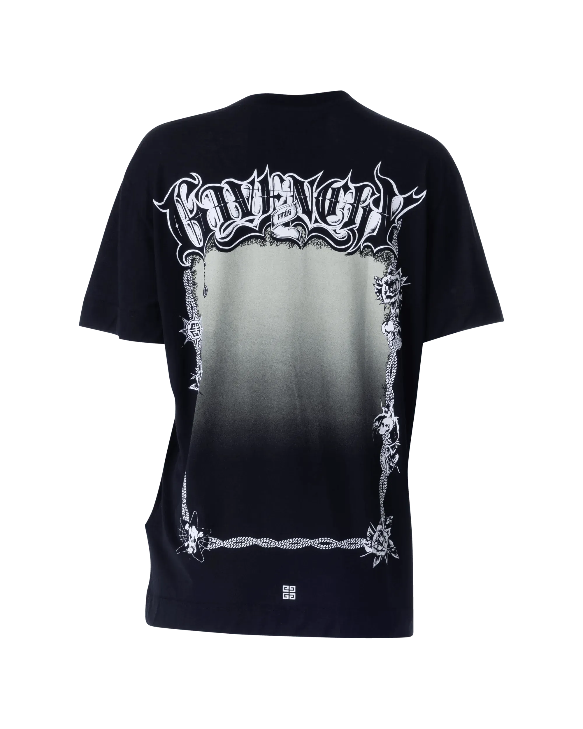 Large Graphic Print Classic Fit T-Shirt - DIHSAN