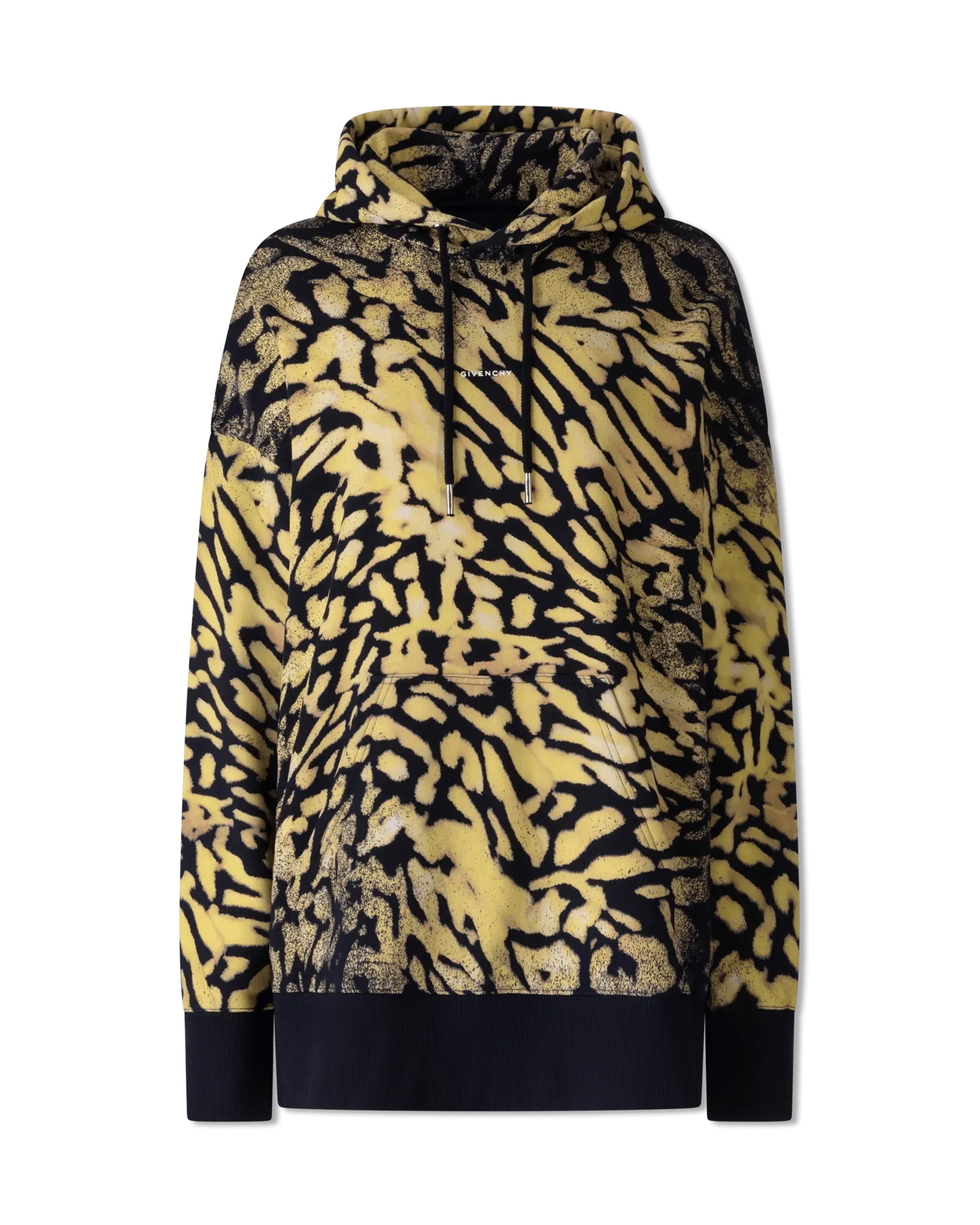 Oversized Leopard Printed Hoodie - DIHSAN