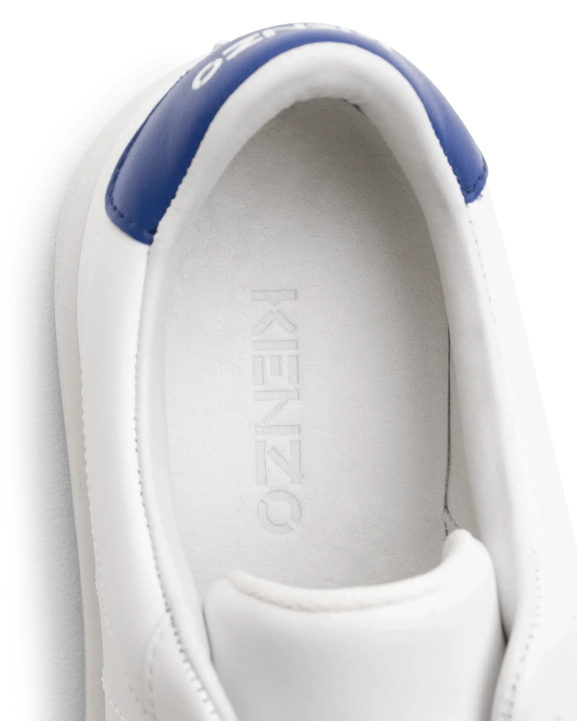 Kourt Blue-Detail Lace Up Sneakers - DIHSAN