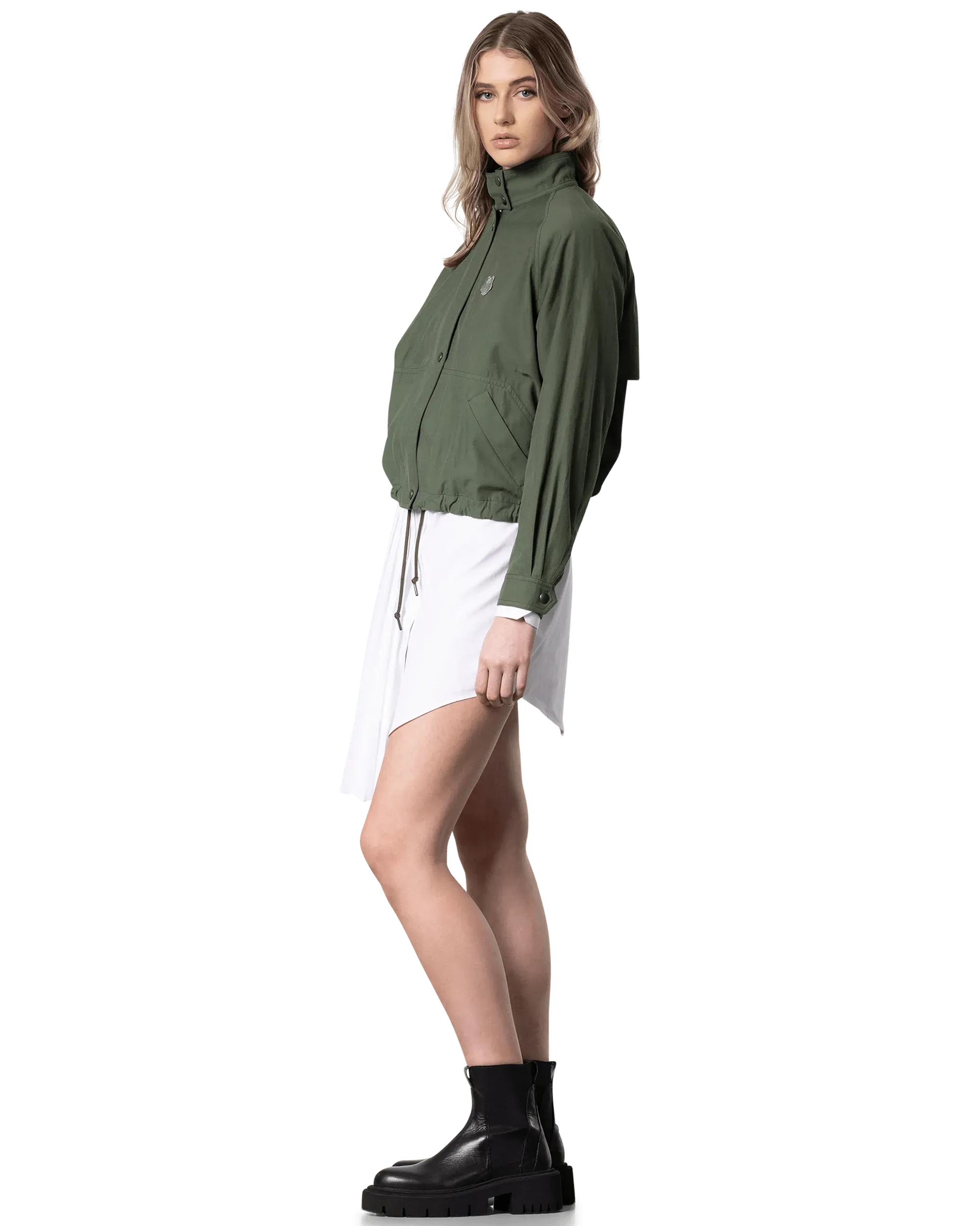 Twill Zipped Jacket - DIHSAN