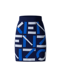 Monogram Jacquard Mini Skirt - DIHSAN