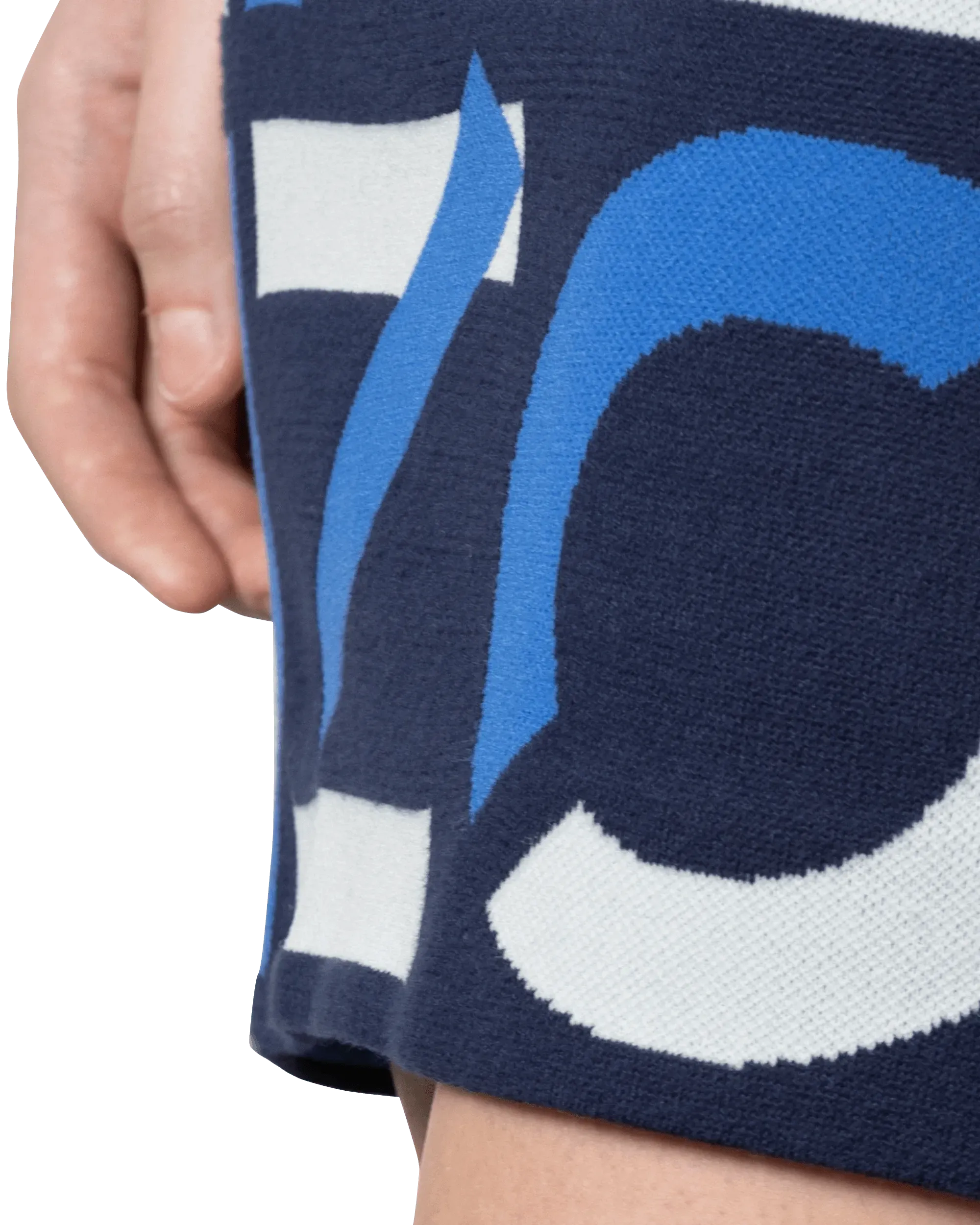 Monogram Jacquard Mini Skirt - DIHSAN