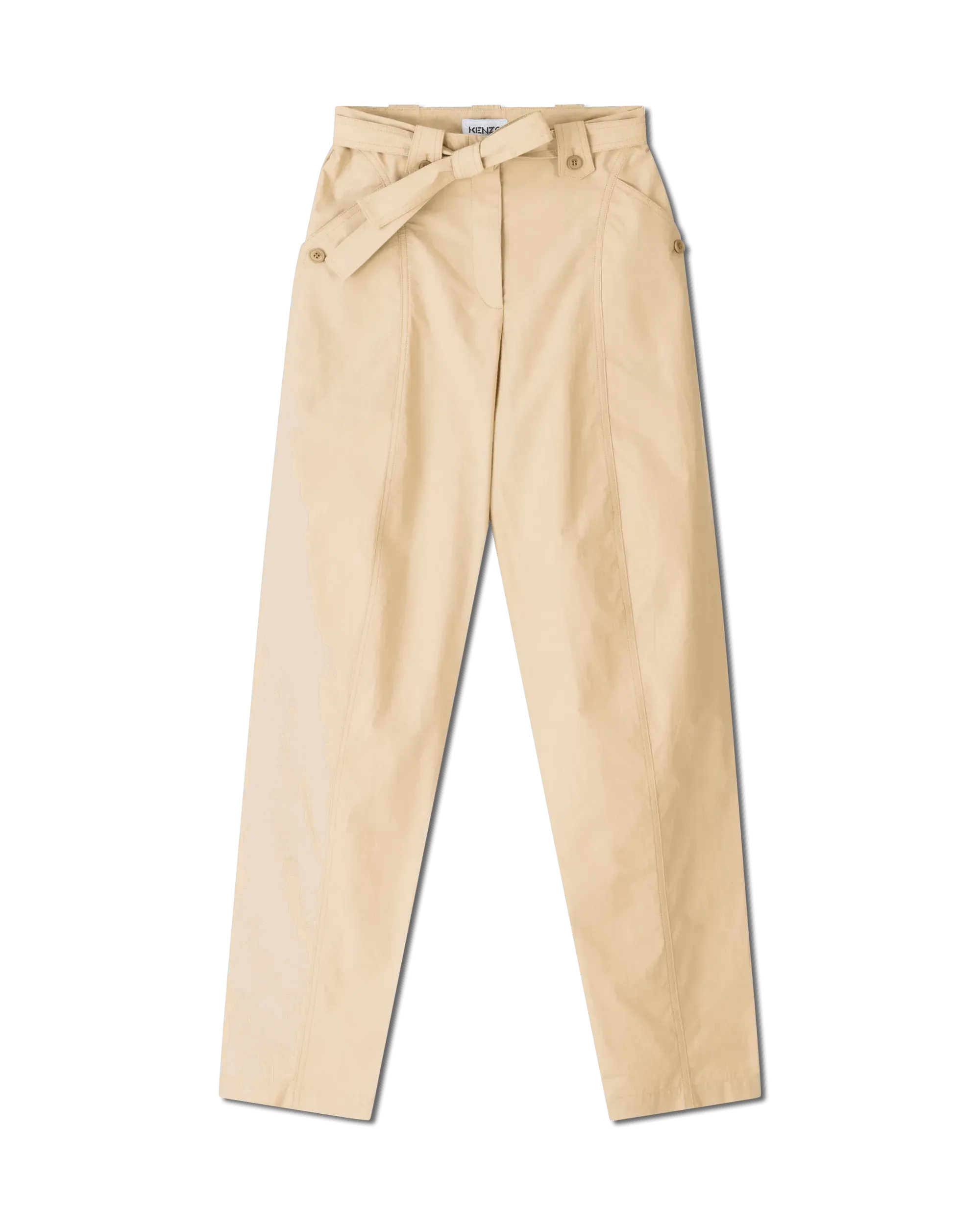 Tapered Belted Pants - DIHSAN