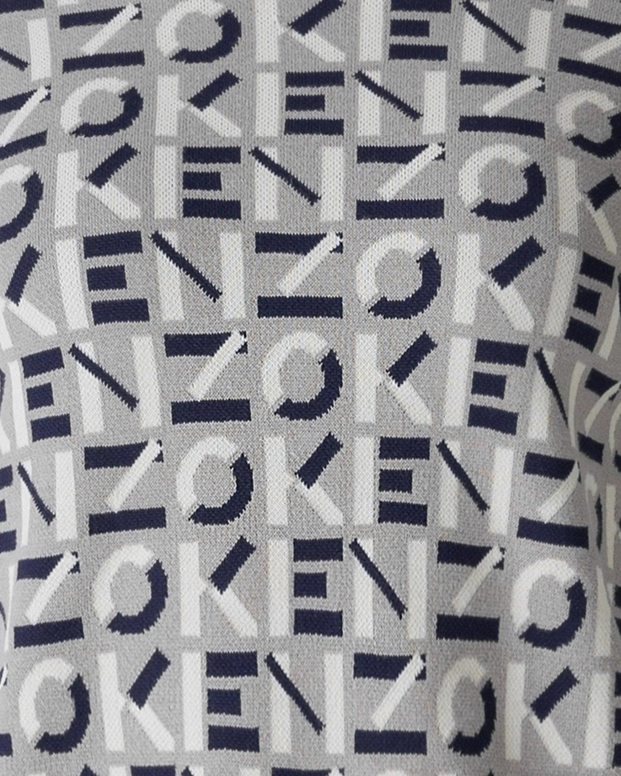 Monogram Jacquard Sweater - DIHSAN