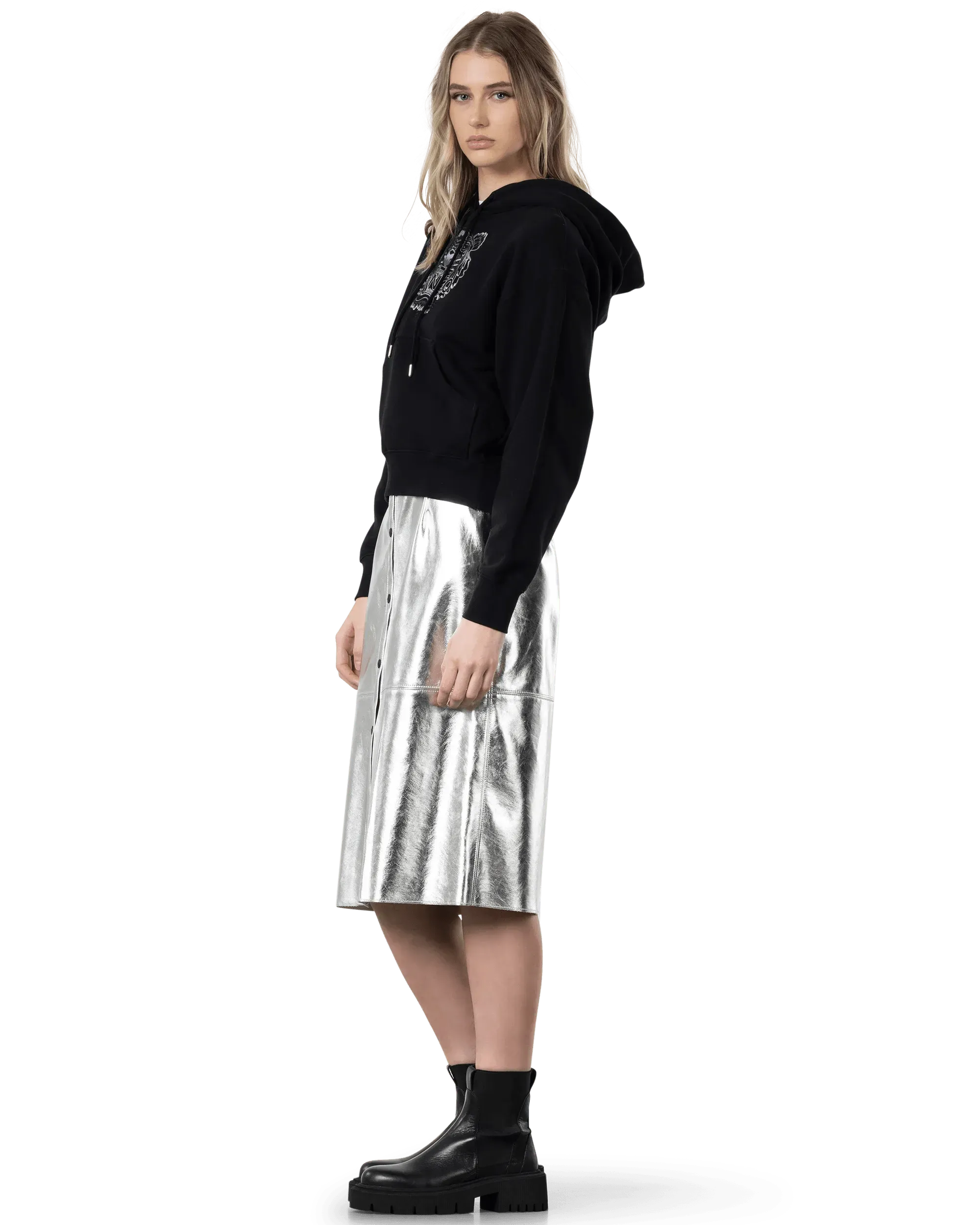 Gradient Tiger Molleton Hoodie - DIHSAN