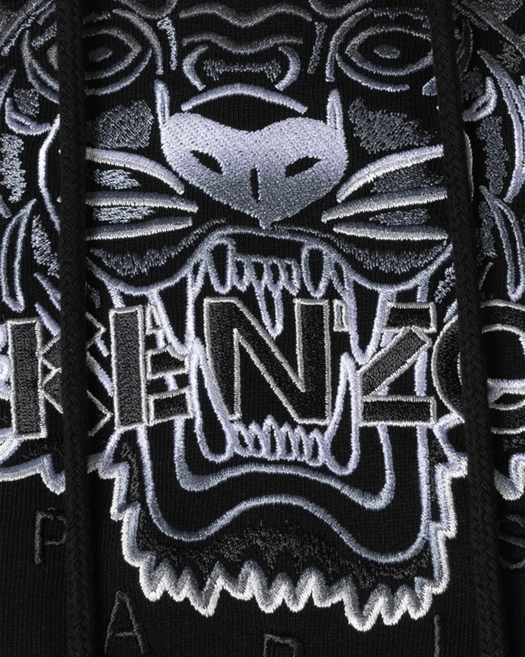 Gradient Tiger Molleton Hoodie - DIHSAN