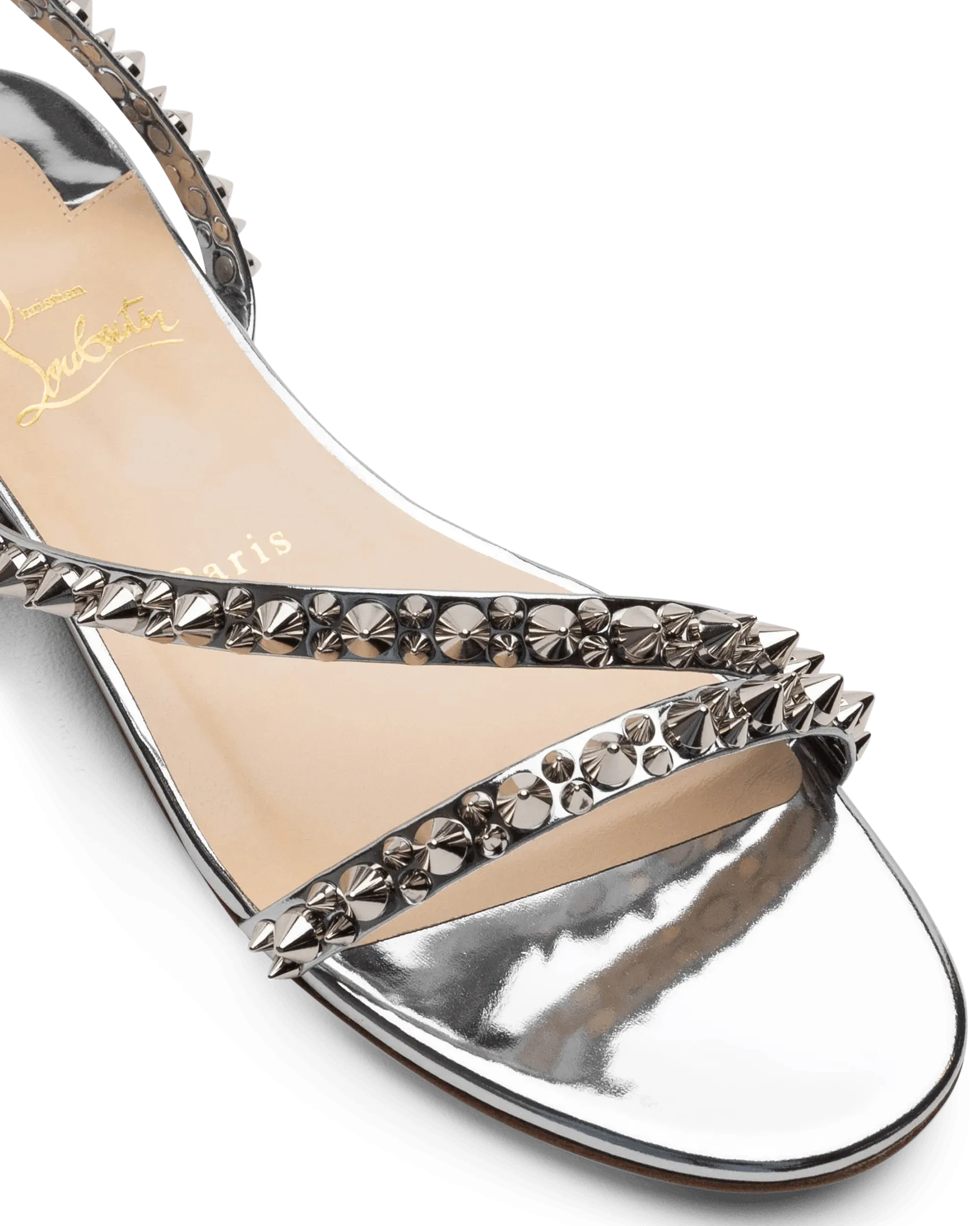 Mafaldina Spikes Flat Sandals - DIHSAN