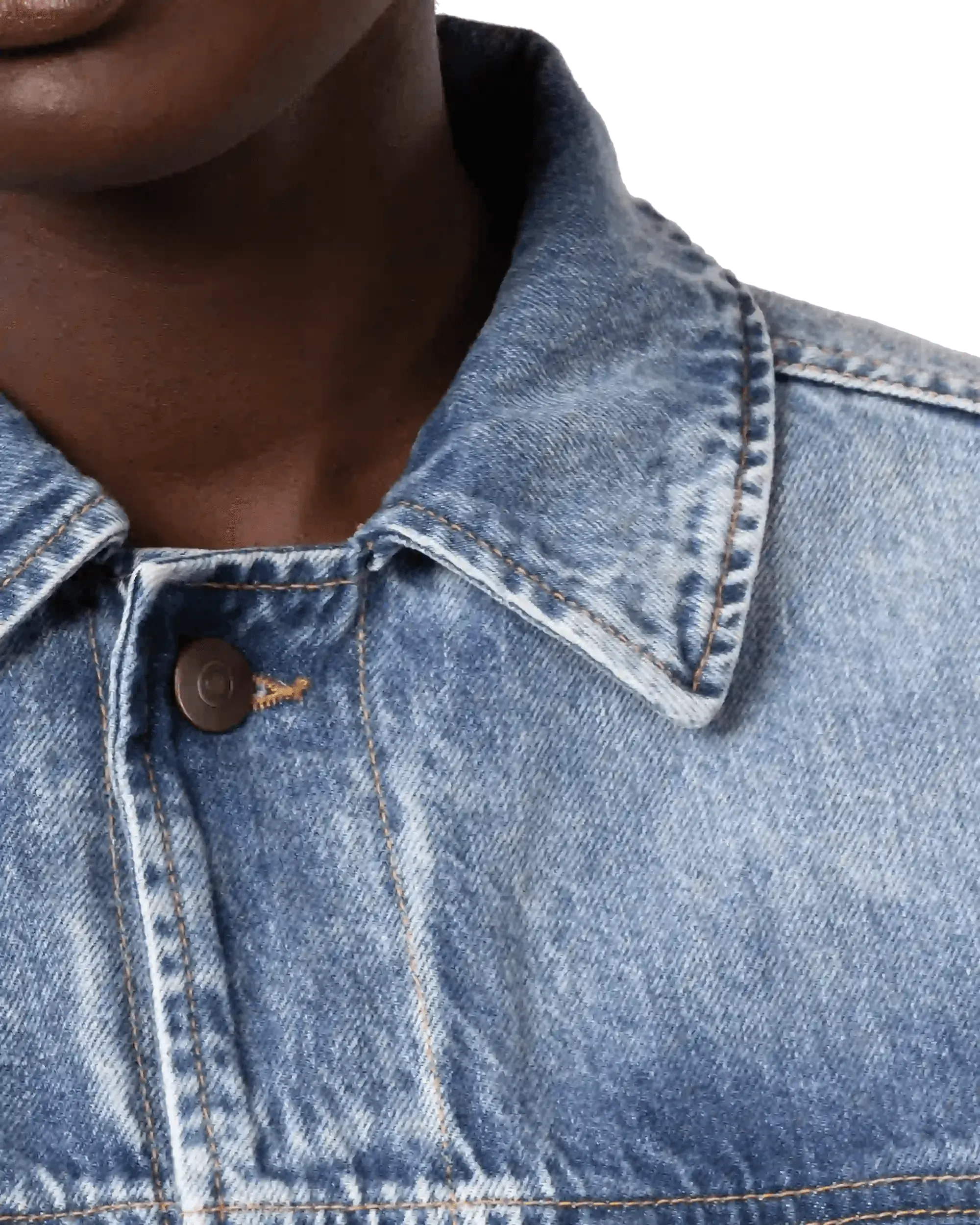 Regenerated Denim Jacket - DIHSAN