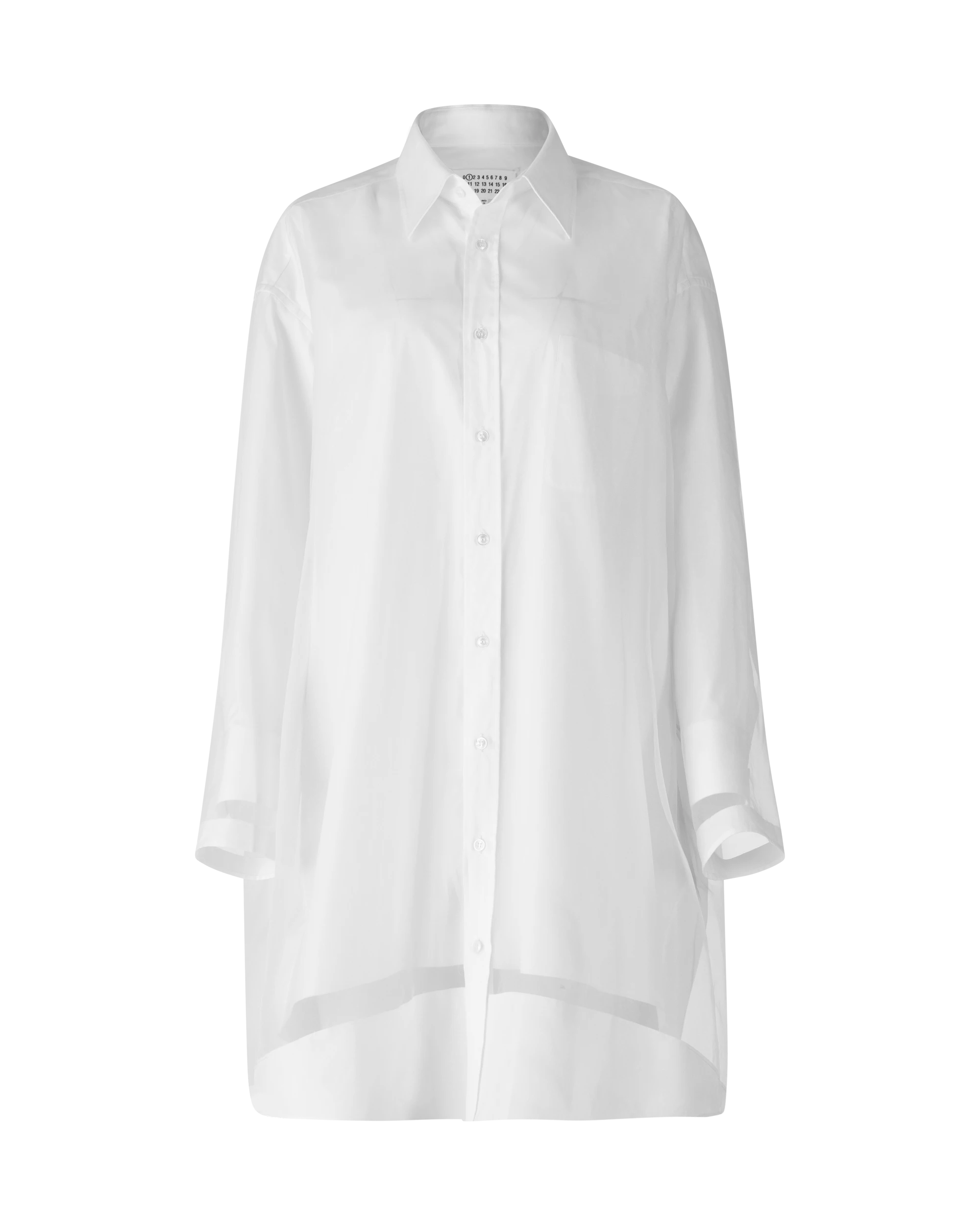 Poplin Long Sleeve Shirt Dress