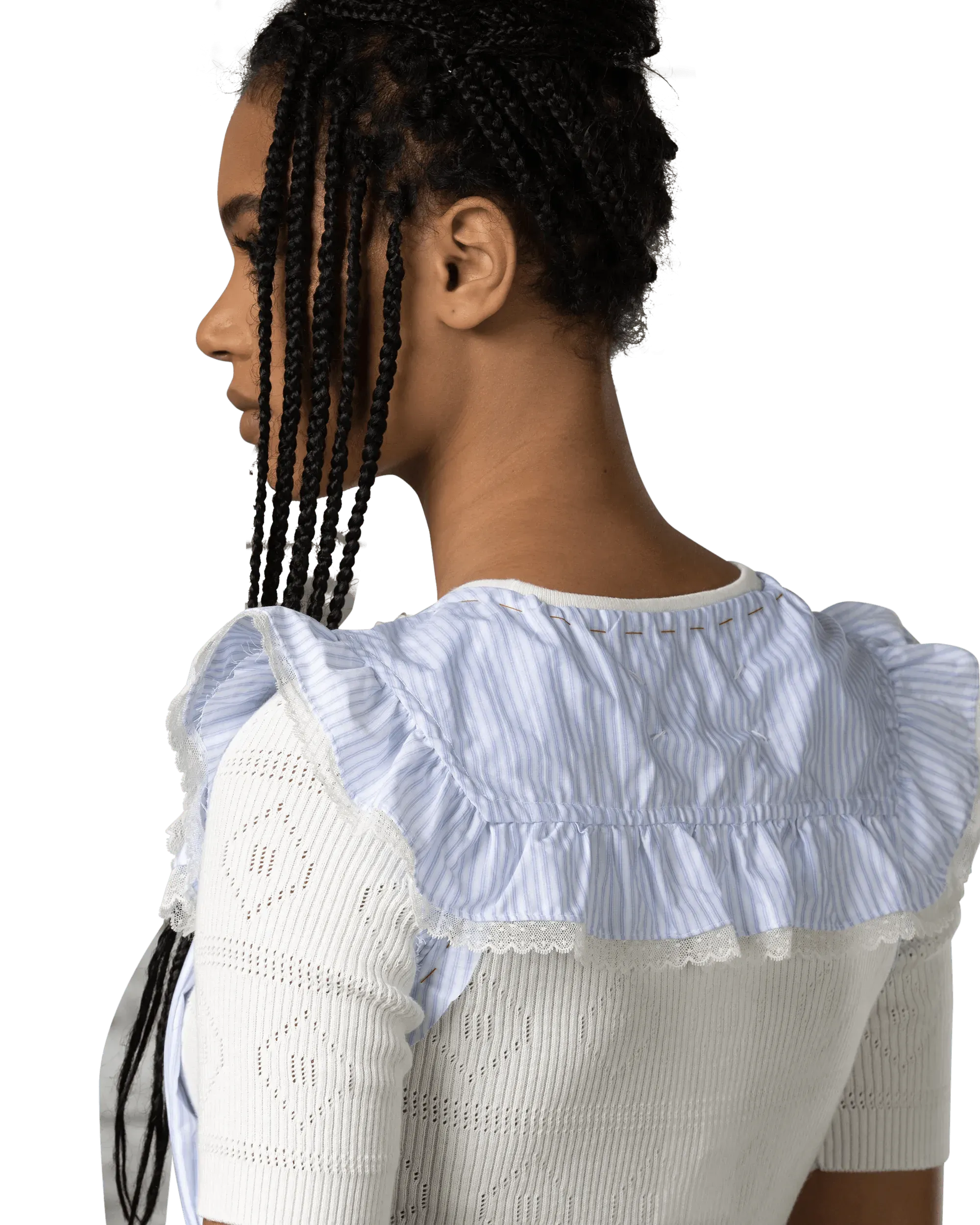 Spliced Knit Top - DIHSAN