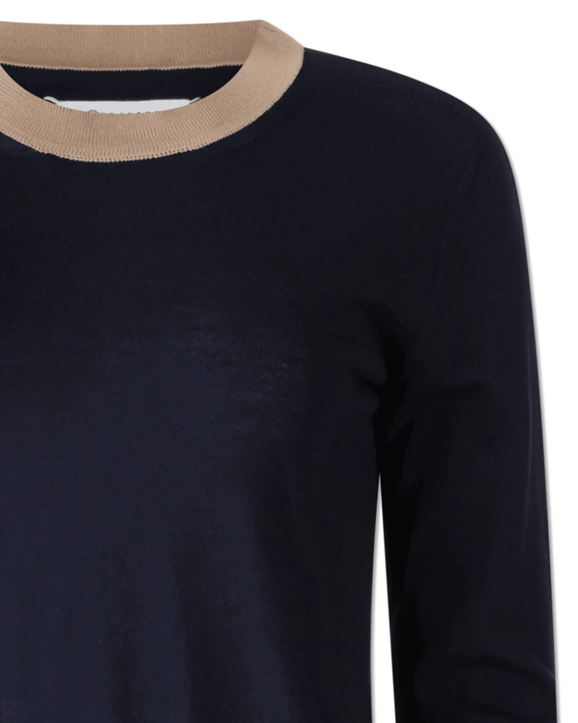 Light Wool Crewneck Sweater - DIHSAN
