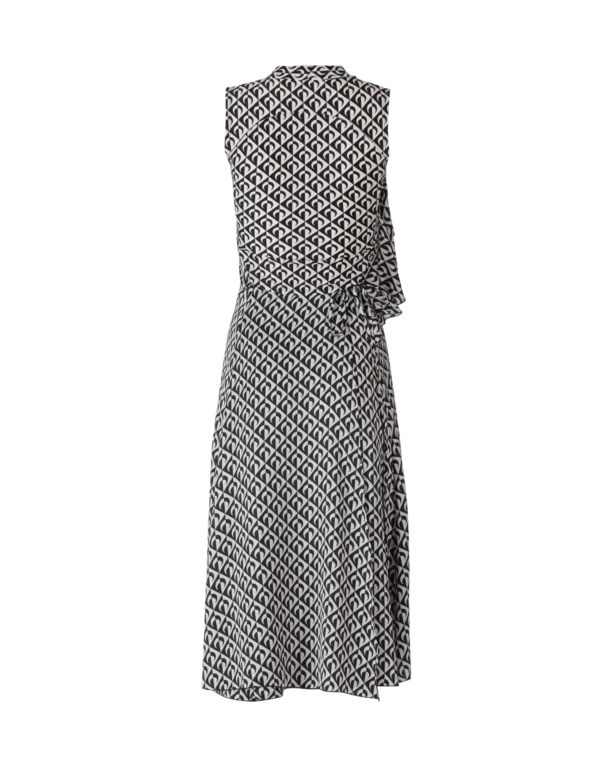 Moon Print Midi Dress - DIHSAN