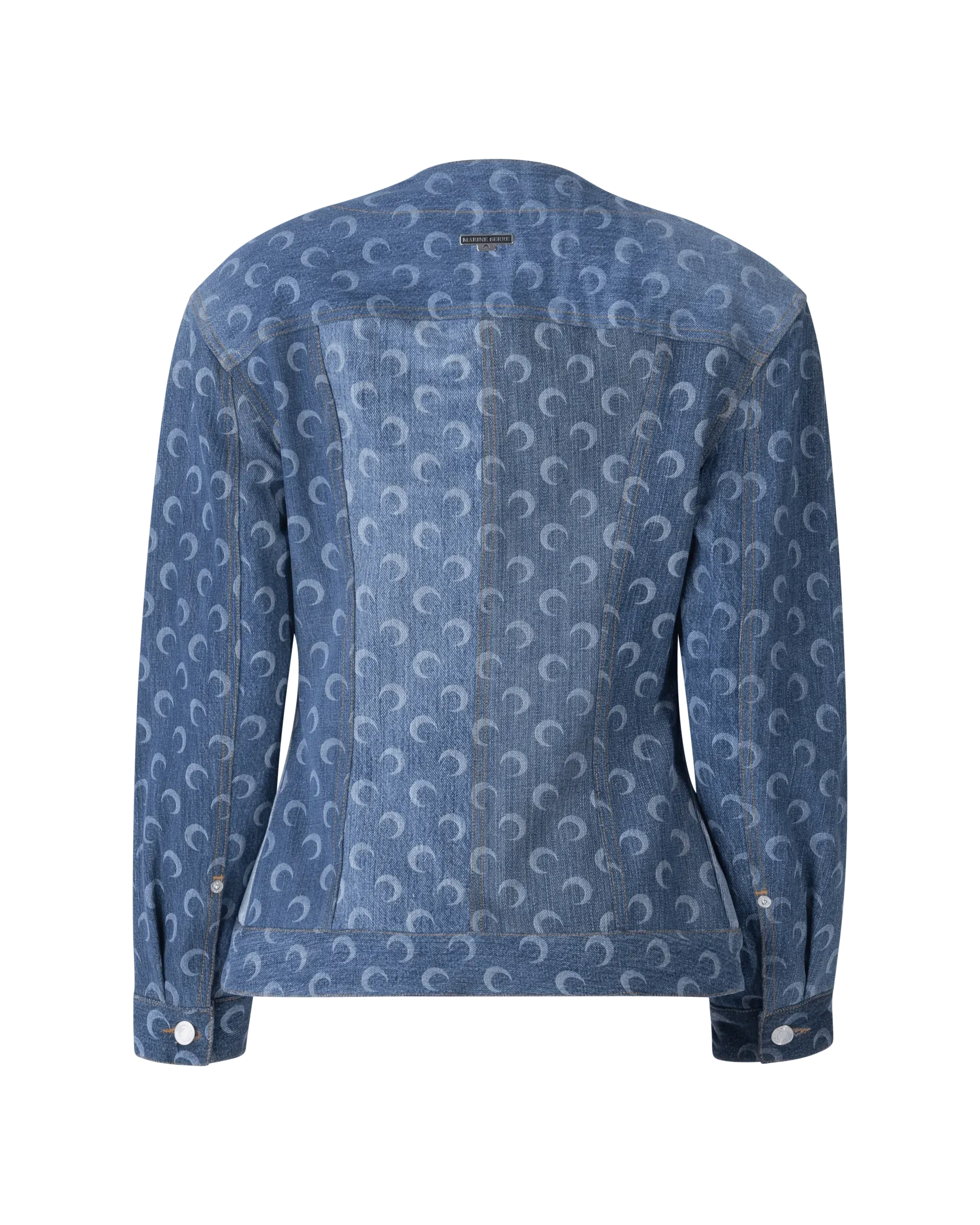 Regenerated Denim Fitted Jacket - DIHSAN