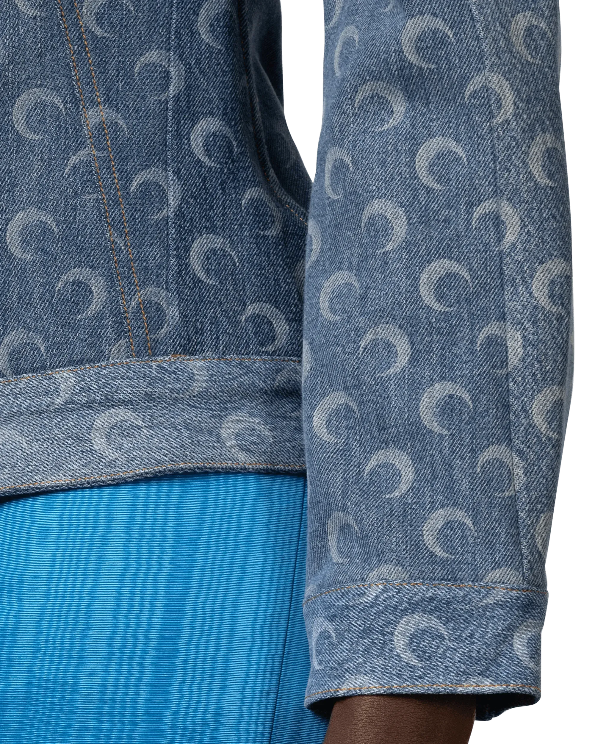 Regenerated Denim Fitted Jacket - DIHSAN