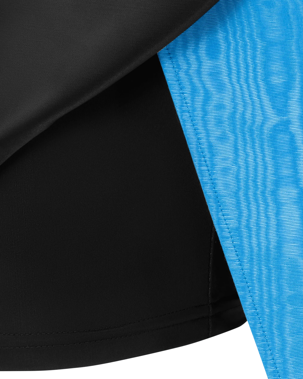 Reef Polyester Asymmetrical Blue Mini Skirt by Marine Serre | DIHSAN