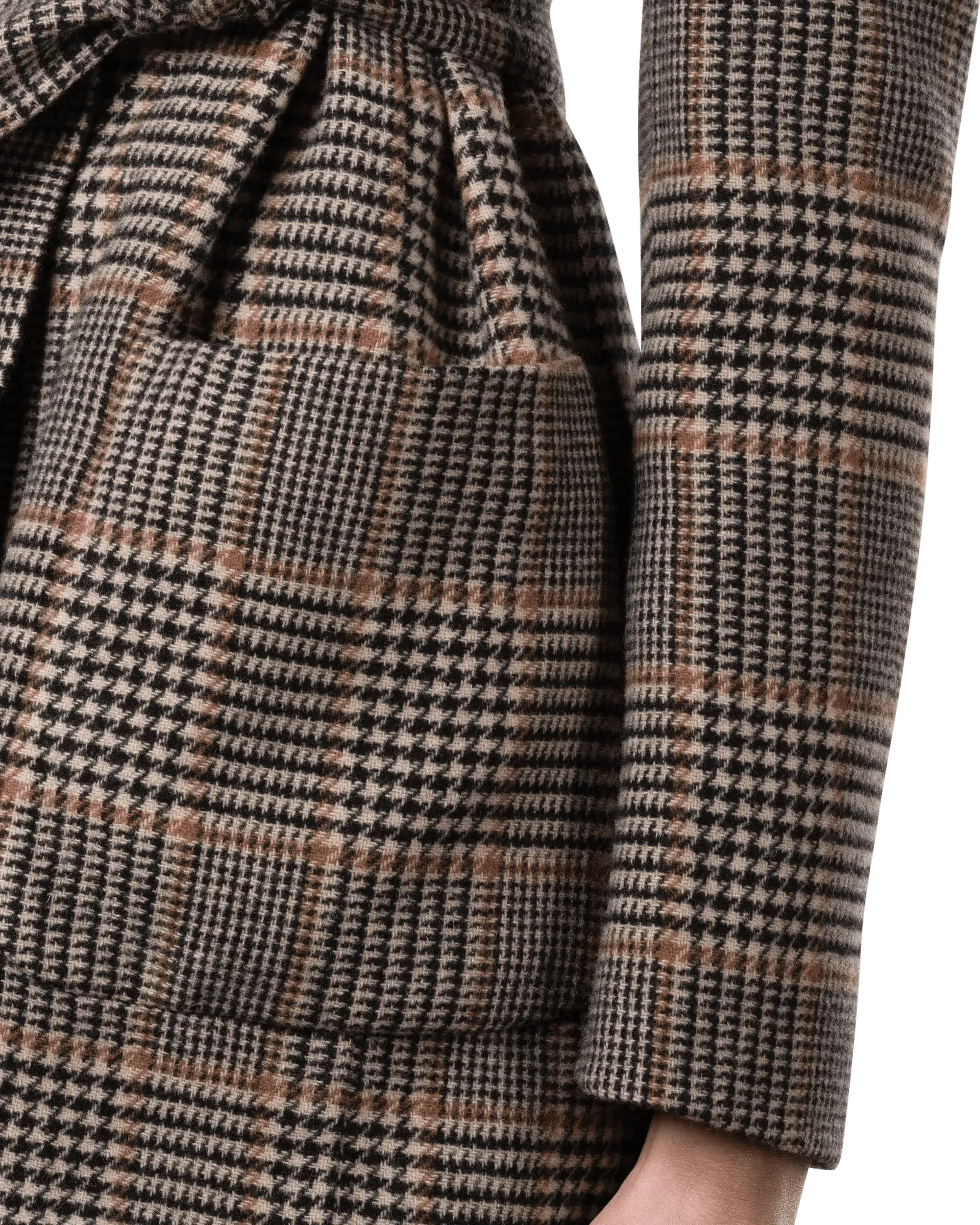 Nuraghe Collarless Belted Jacket - DIHSAN