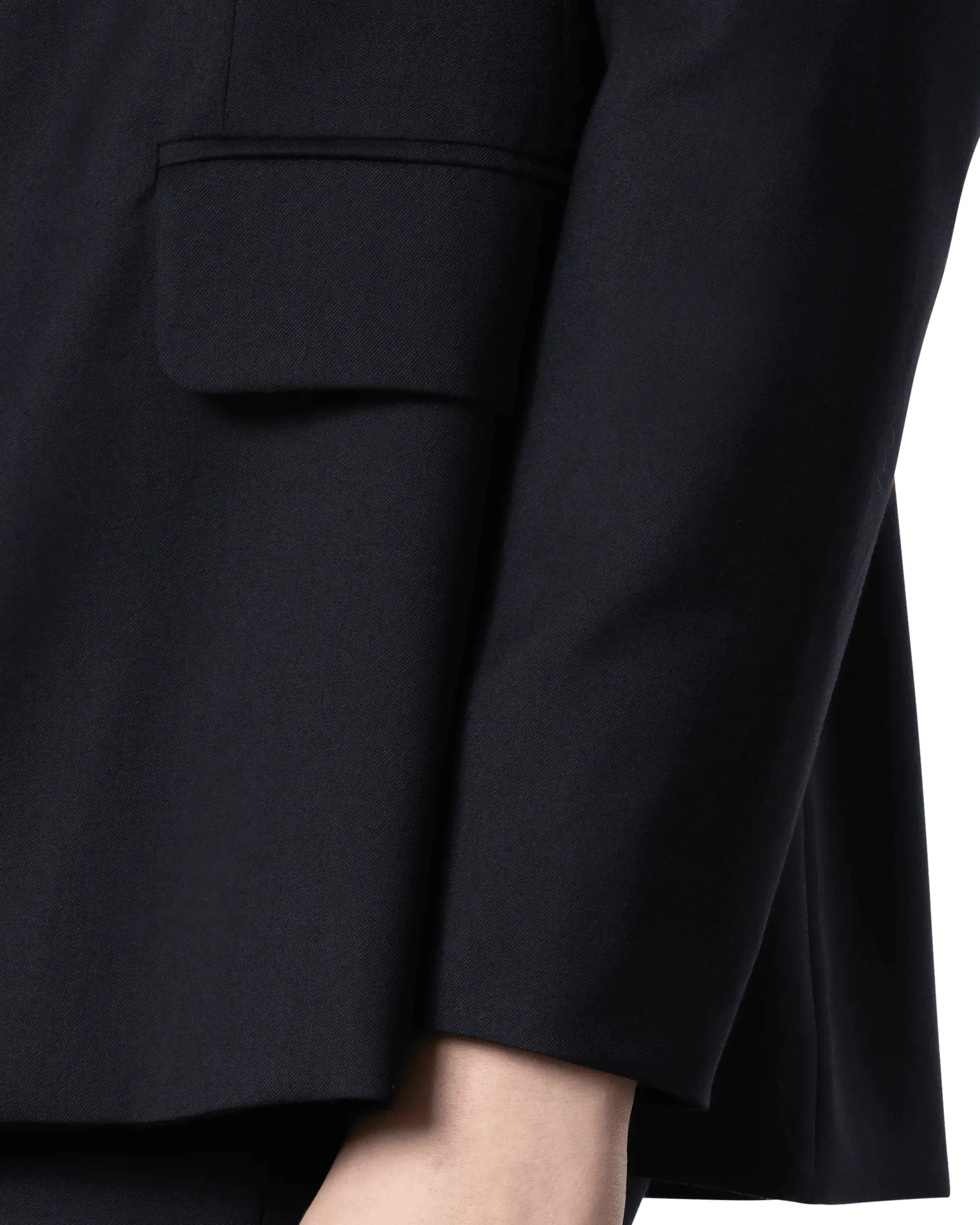 Belluno Wool Belted Blazer - DIHSAN