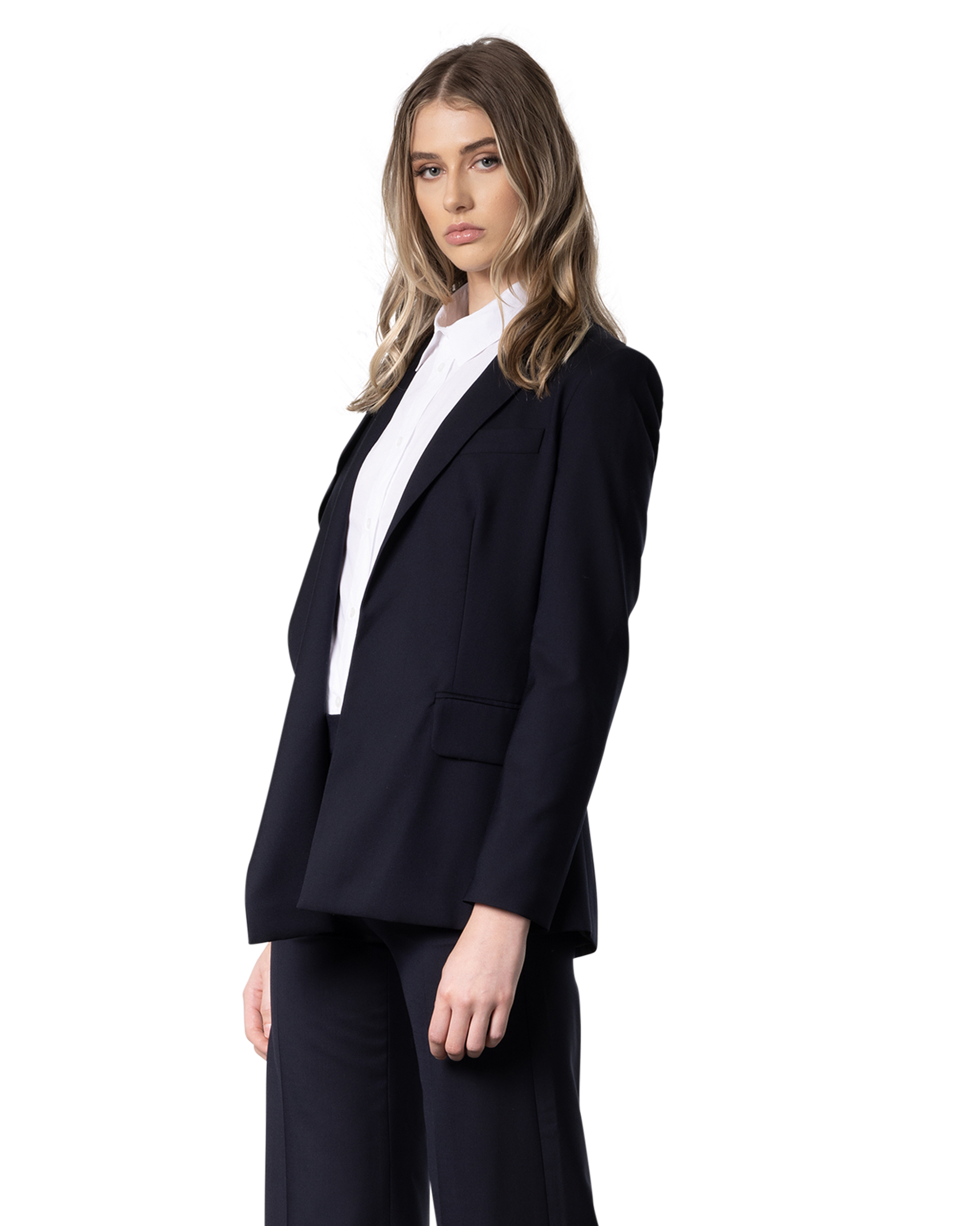 Belluno Wool Belted Blazer