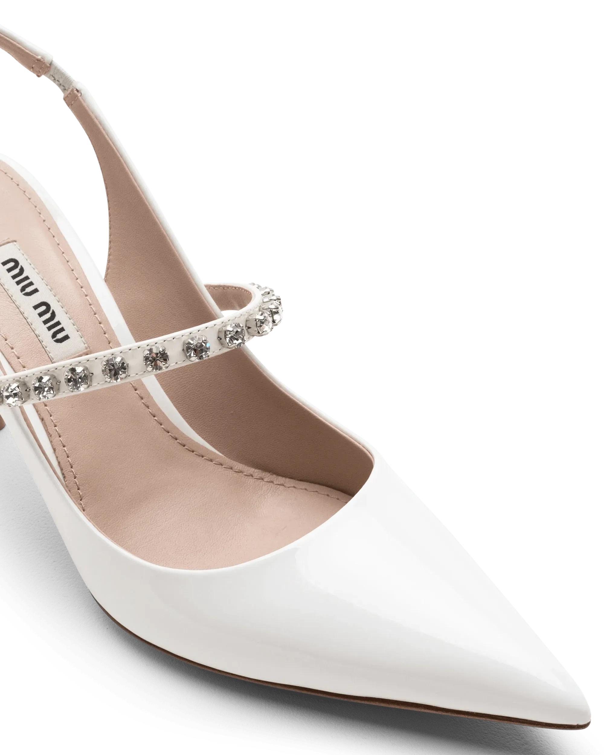 Patent Leather Slingback Pumps - DIHSAN
