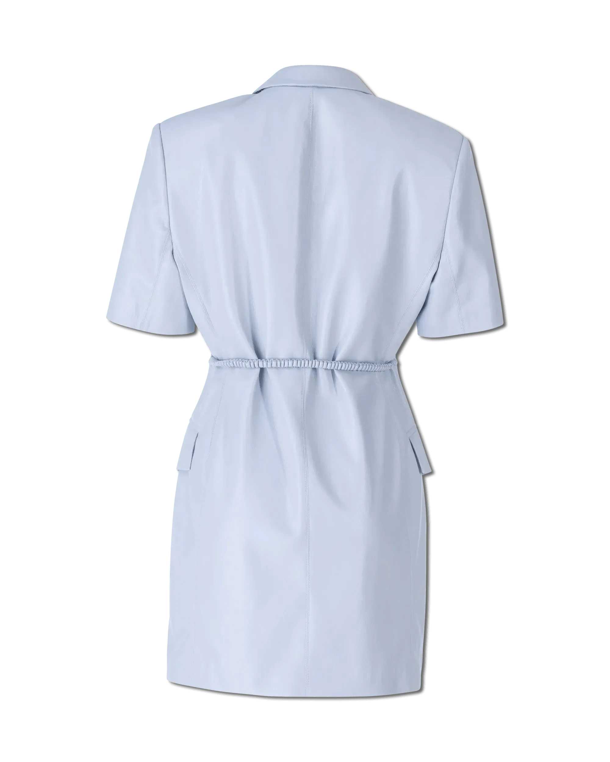 Anco Vegan Leather Mini Dress - DIHSAN