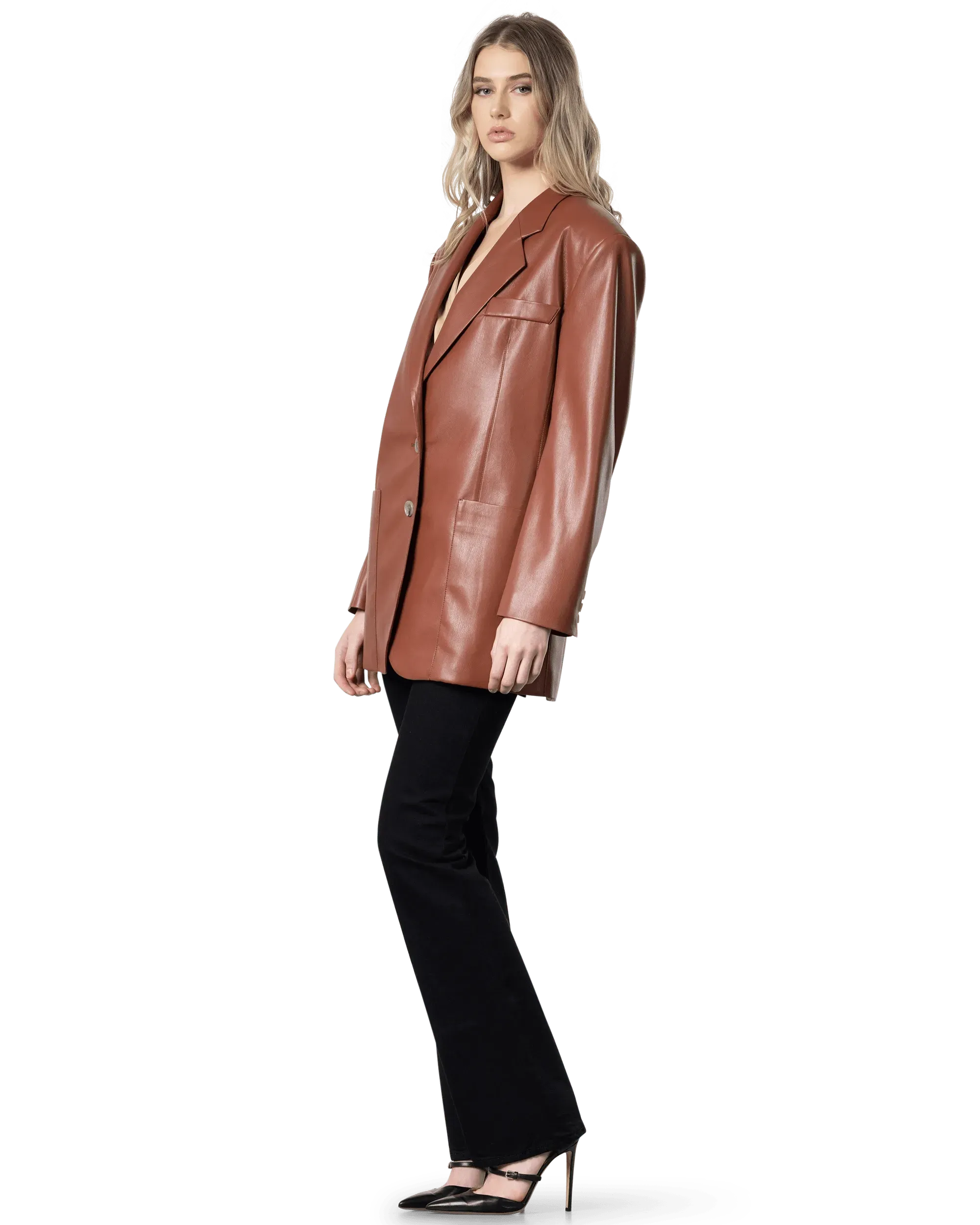 Evan Vegan Leather Jacket - DIHSAN