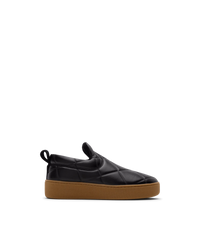 Quilted Embossed Slip-On Sneakers - DIHSAN