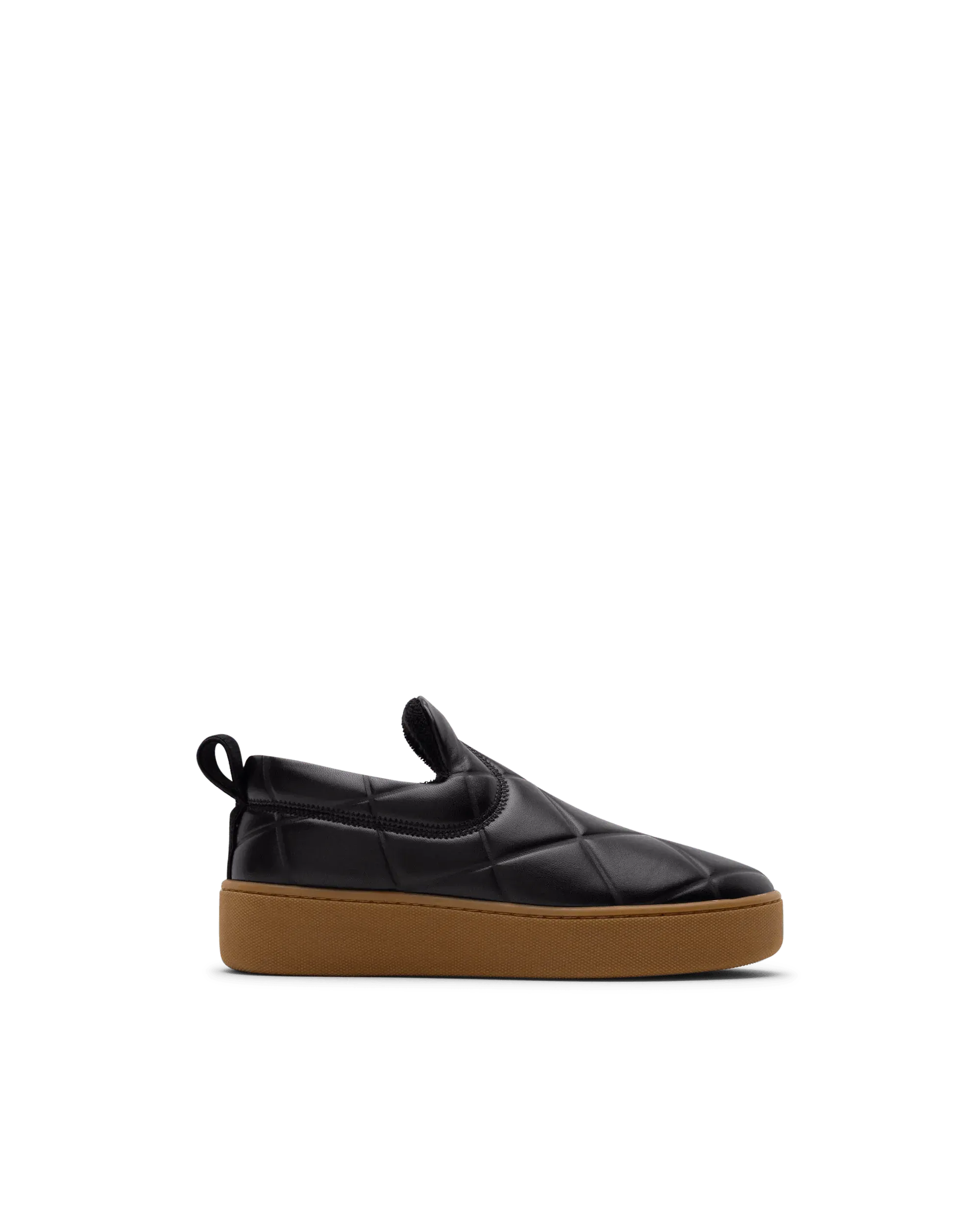 Quilted Embossed Slip-On Sneakers - DIHSAN