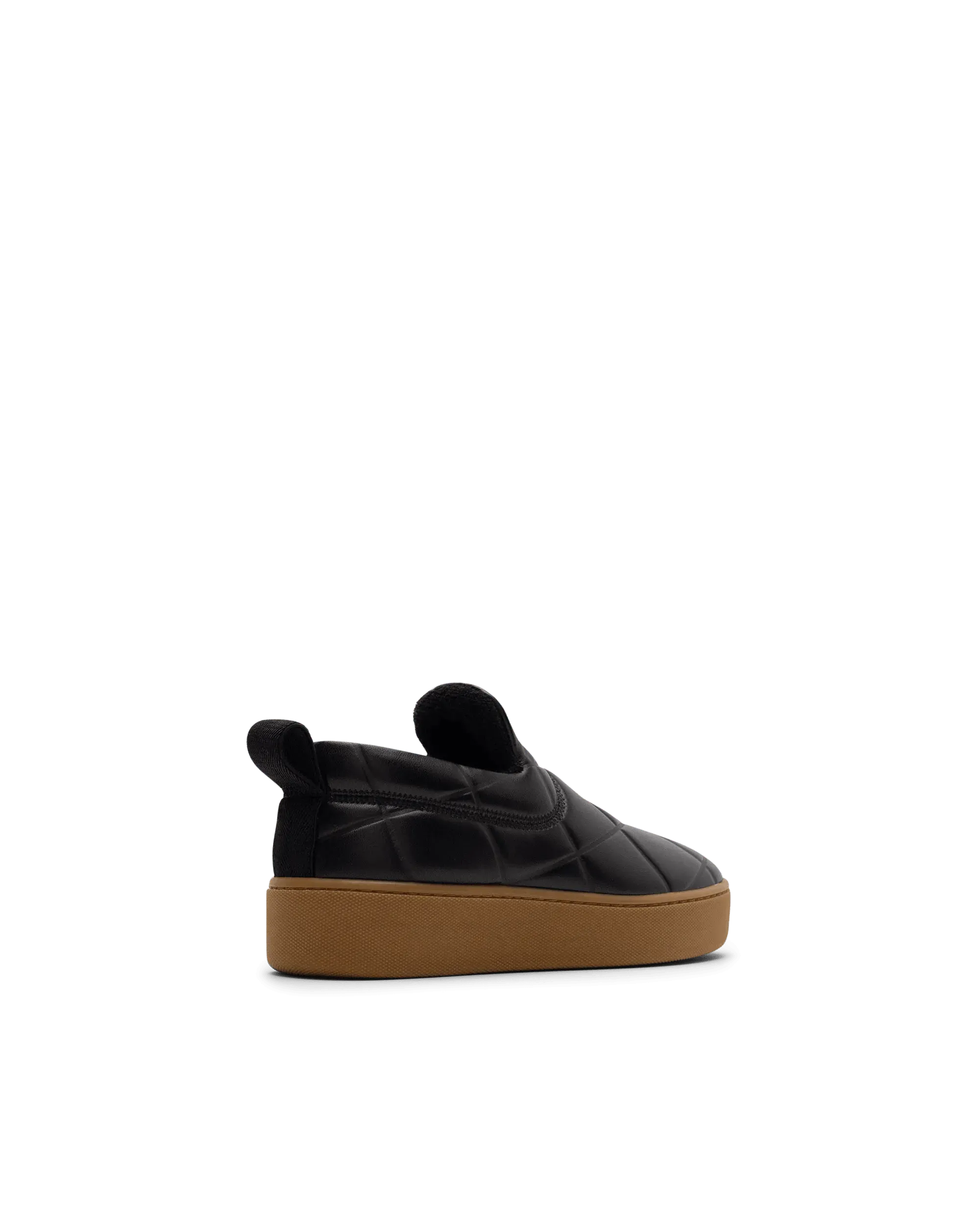 Quilted Embossed Slip-On Sneakers - DIHSAN