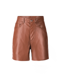 Leana Vegan Leather Shorts - DIHSAN