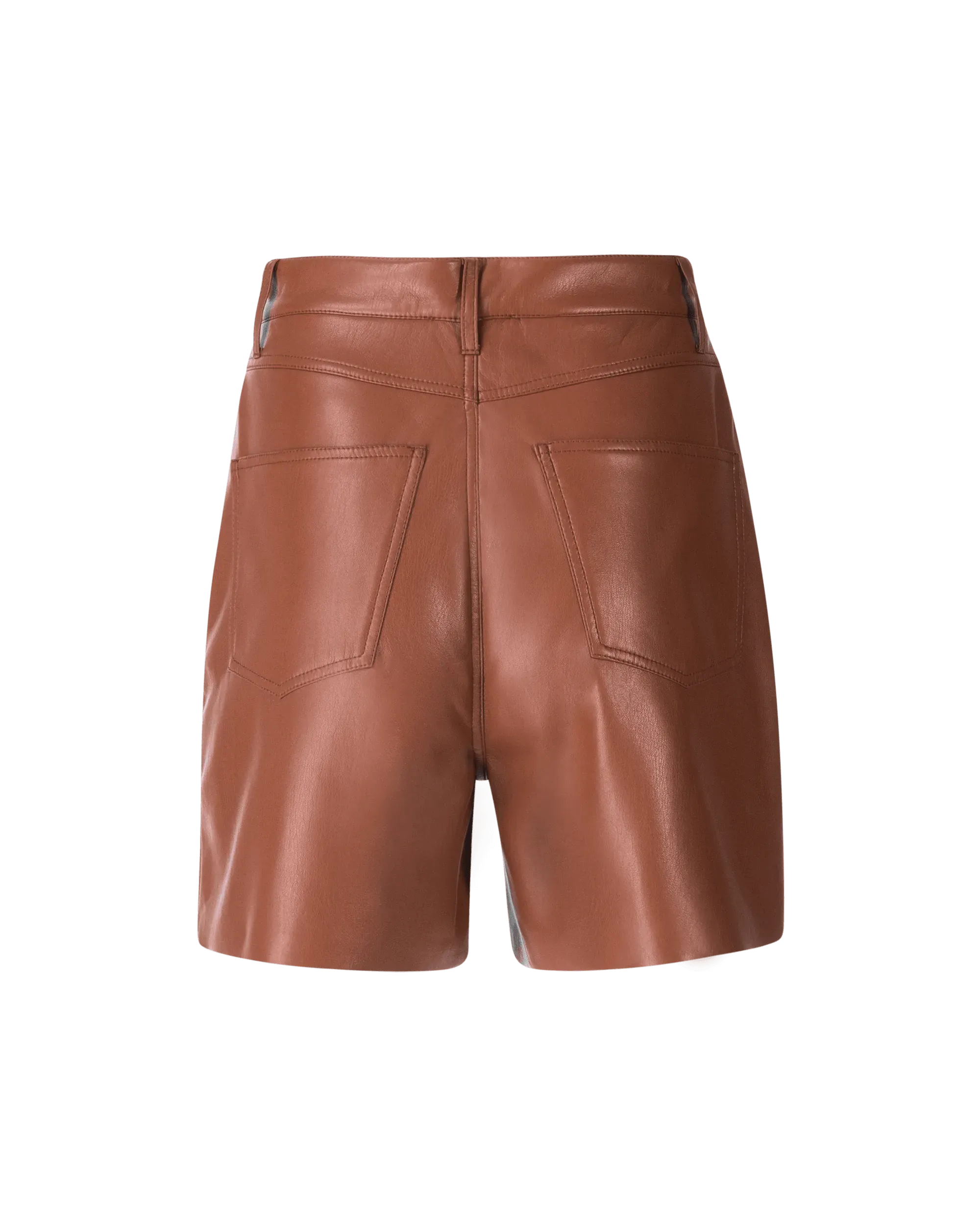 Leana Vegan Leather Shorts - DIHSAN