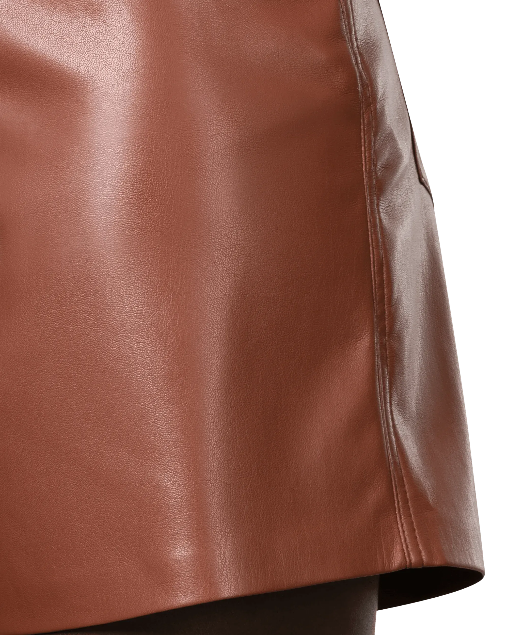 Leana Vegan Leather Shorts - DIHSAN