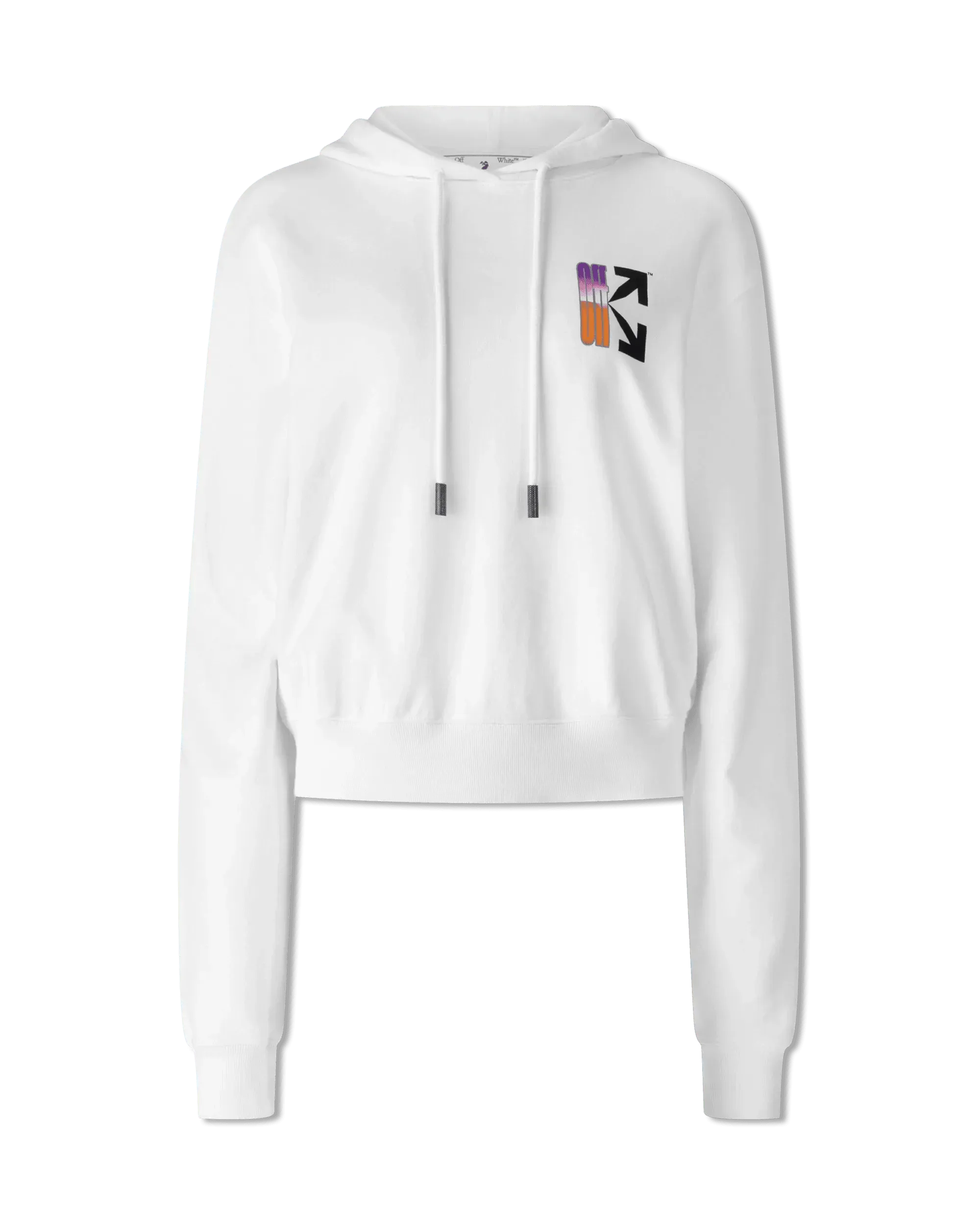 Gradient Cropped Hoodie - DIHSAN