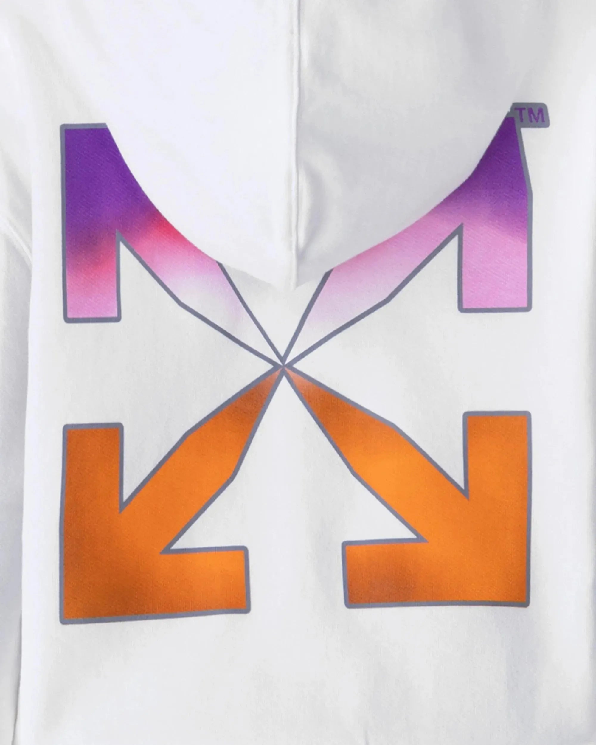 Gradient Cropped Hoodie - DIHSAN