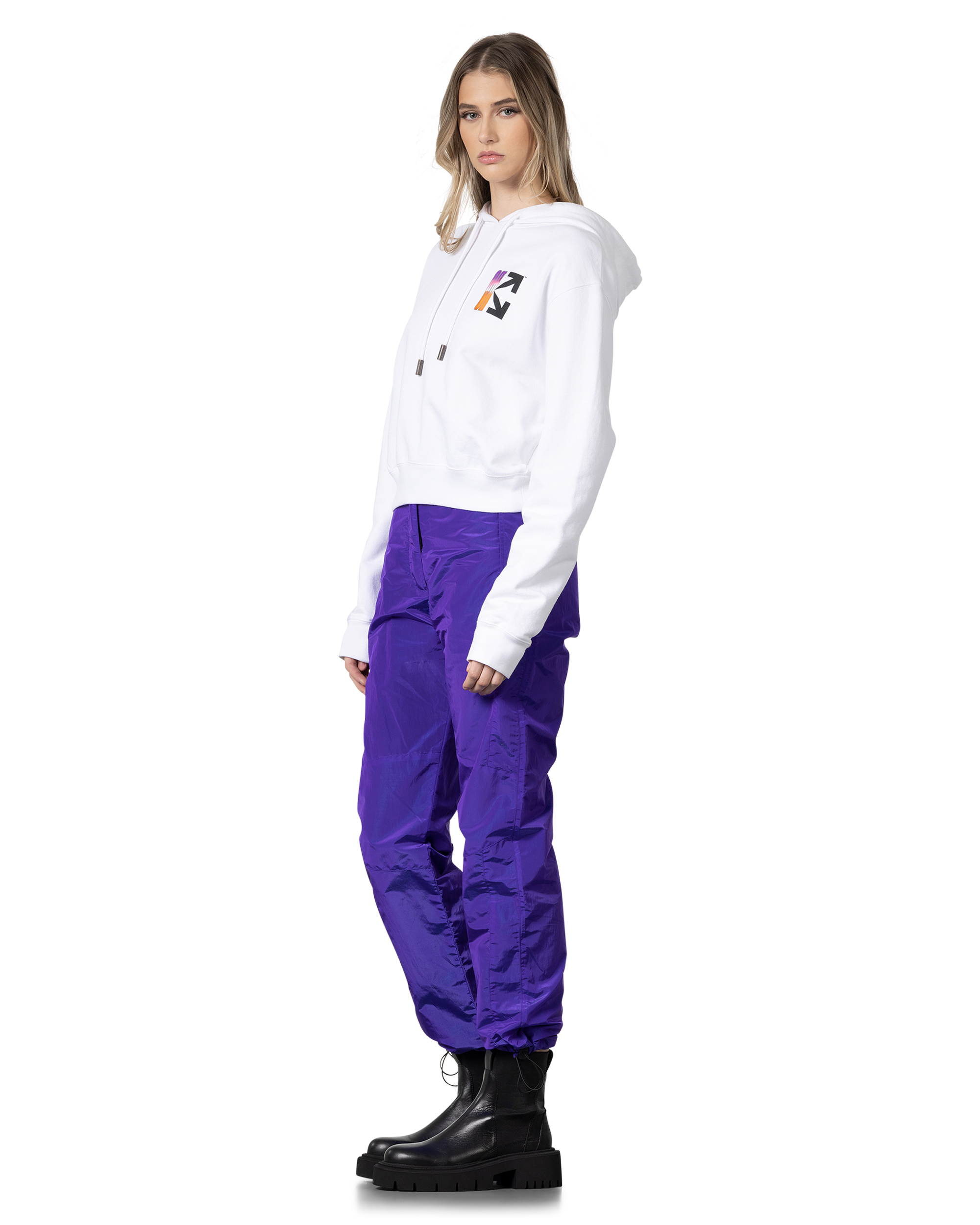 Gradient Cropped Hoodie
