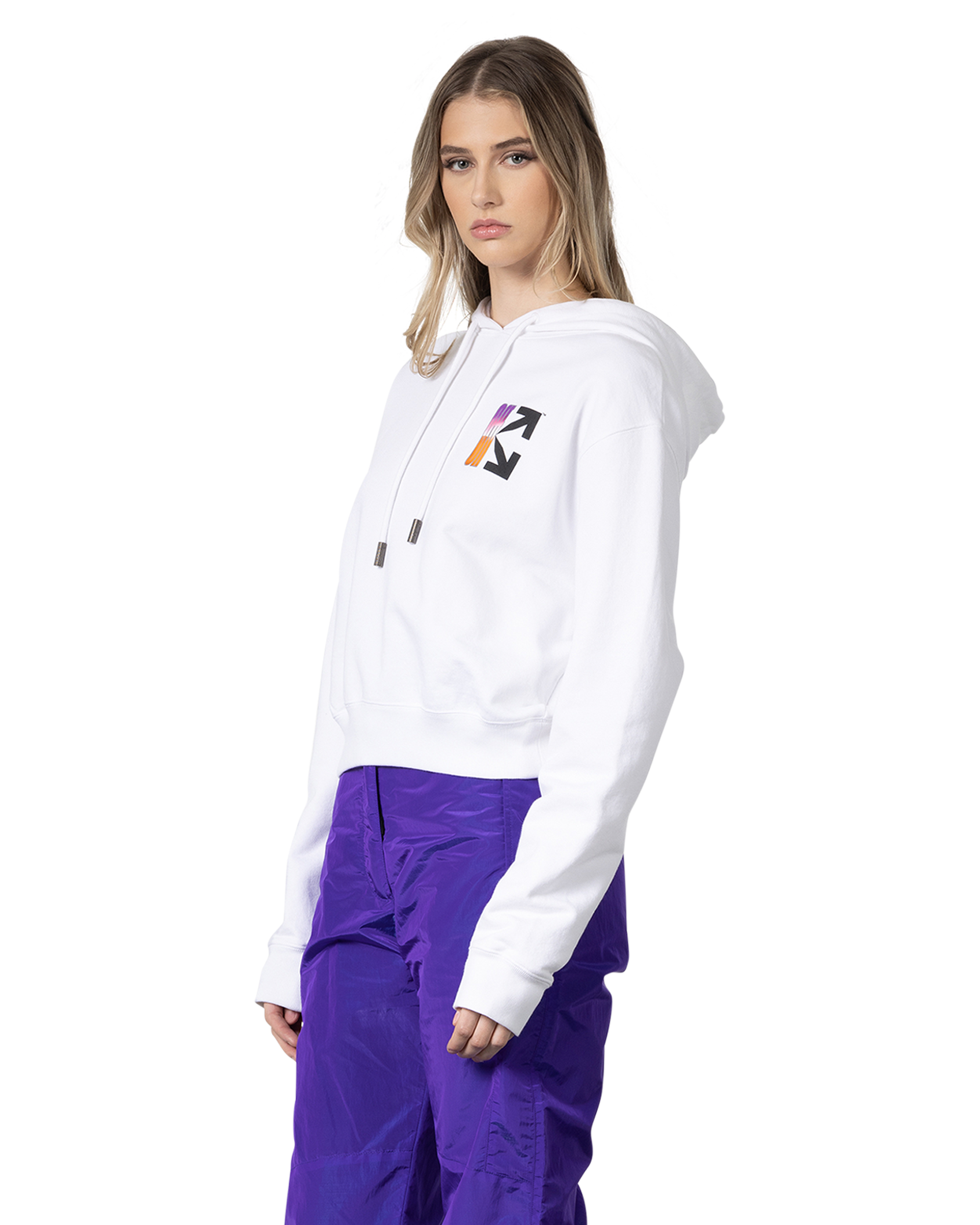 Gradient Cropped Hoodie