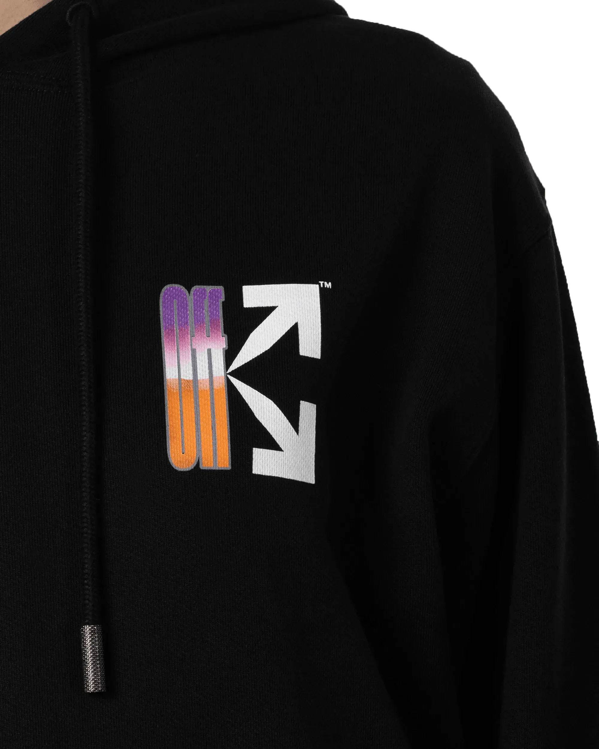 Gradient Cropped Hoodie - DIHSAN