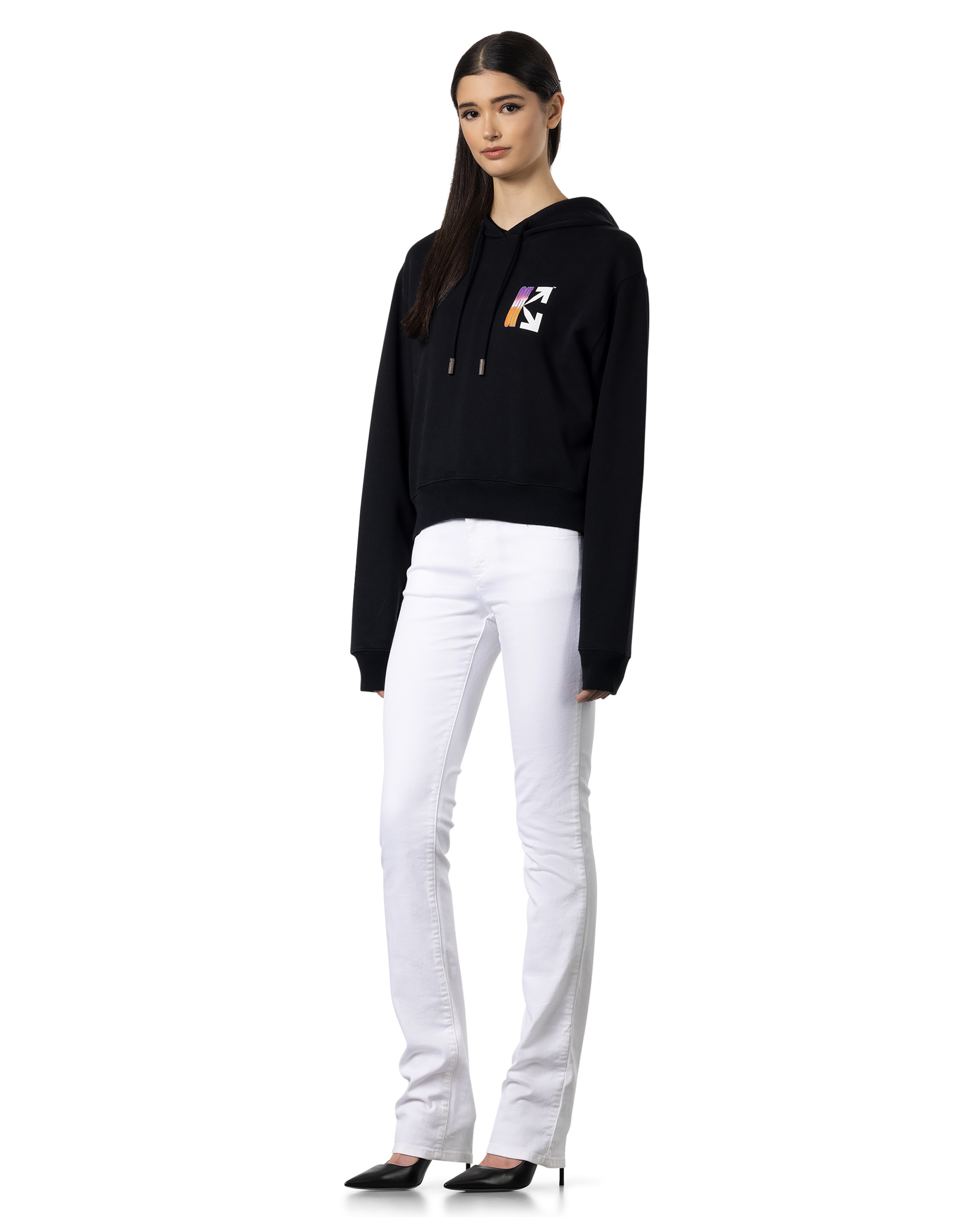 Gradient Cropped Hoodie