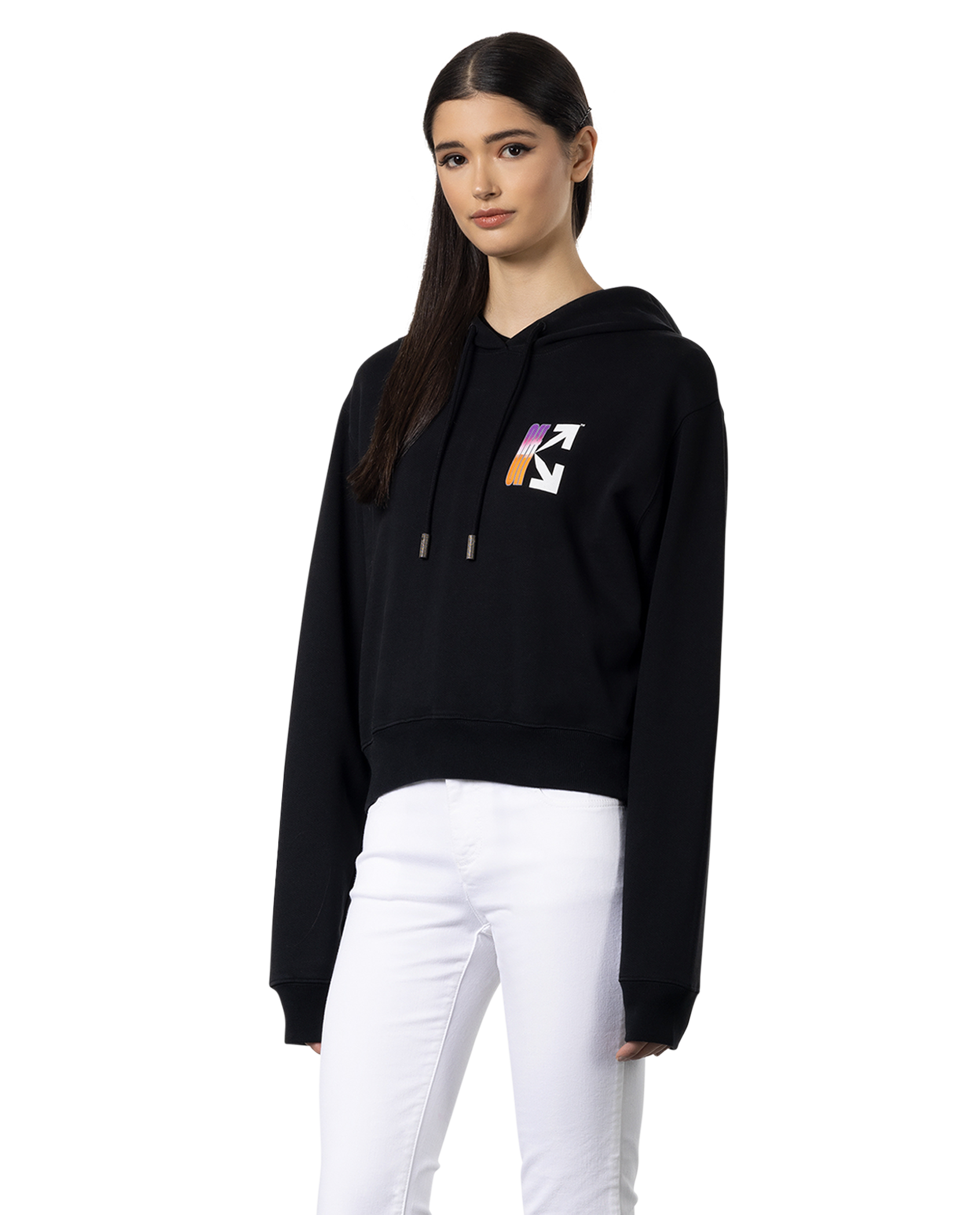 Gradient Cropped Hoodie