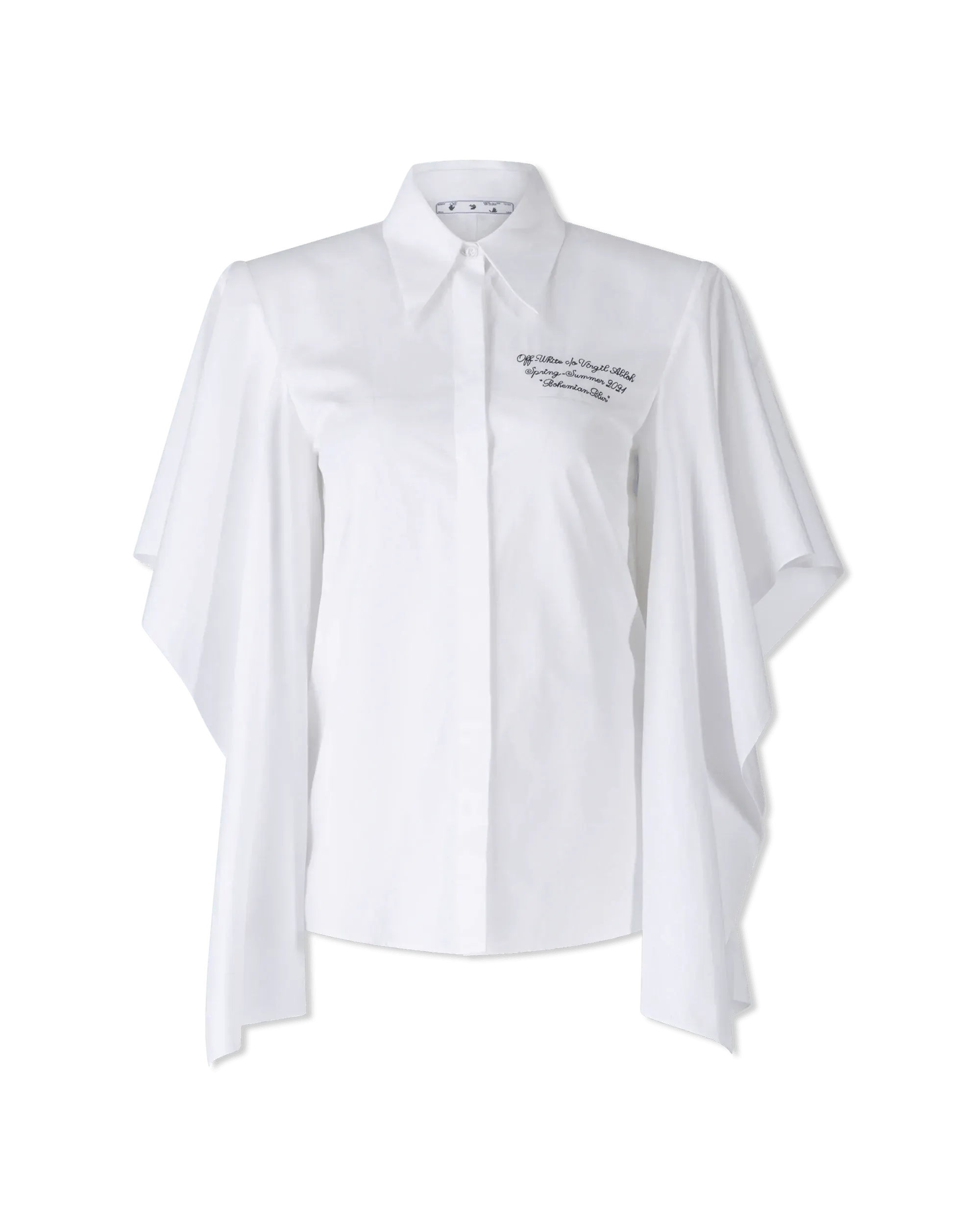Popeline Wave Shirt - DIHSAN
