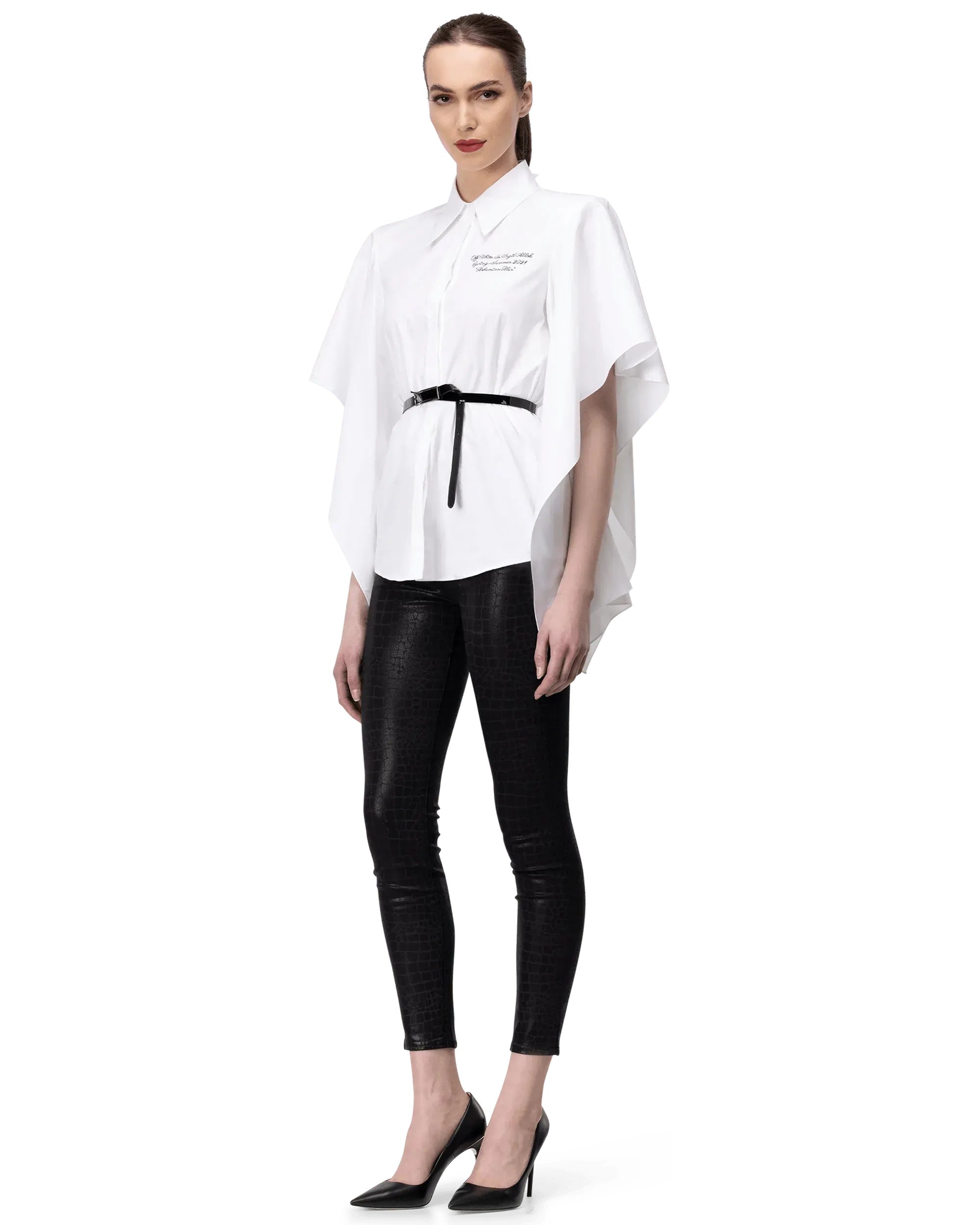 Popeline Wave Shirt - DIHSAN