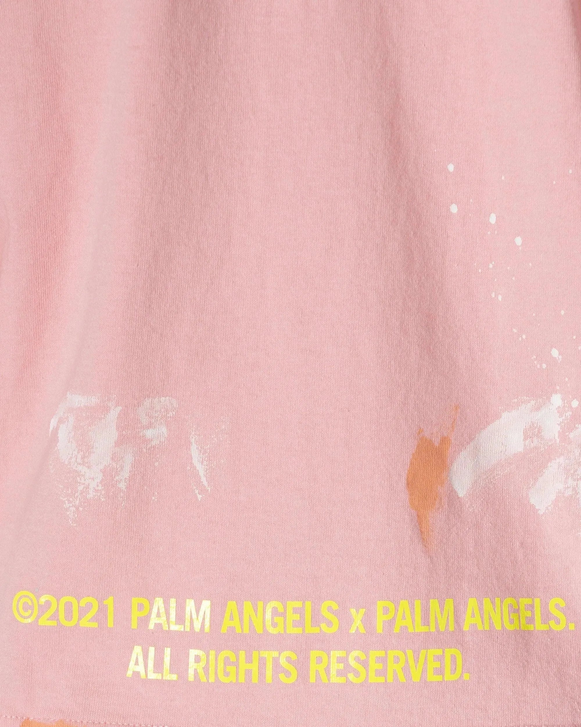 Splatter Painted Cropped T-Shirt - DIHSAN