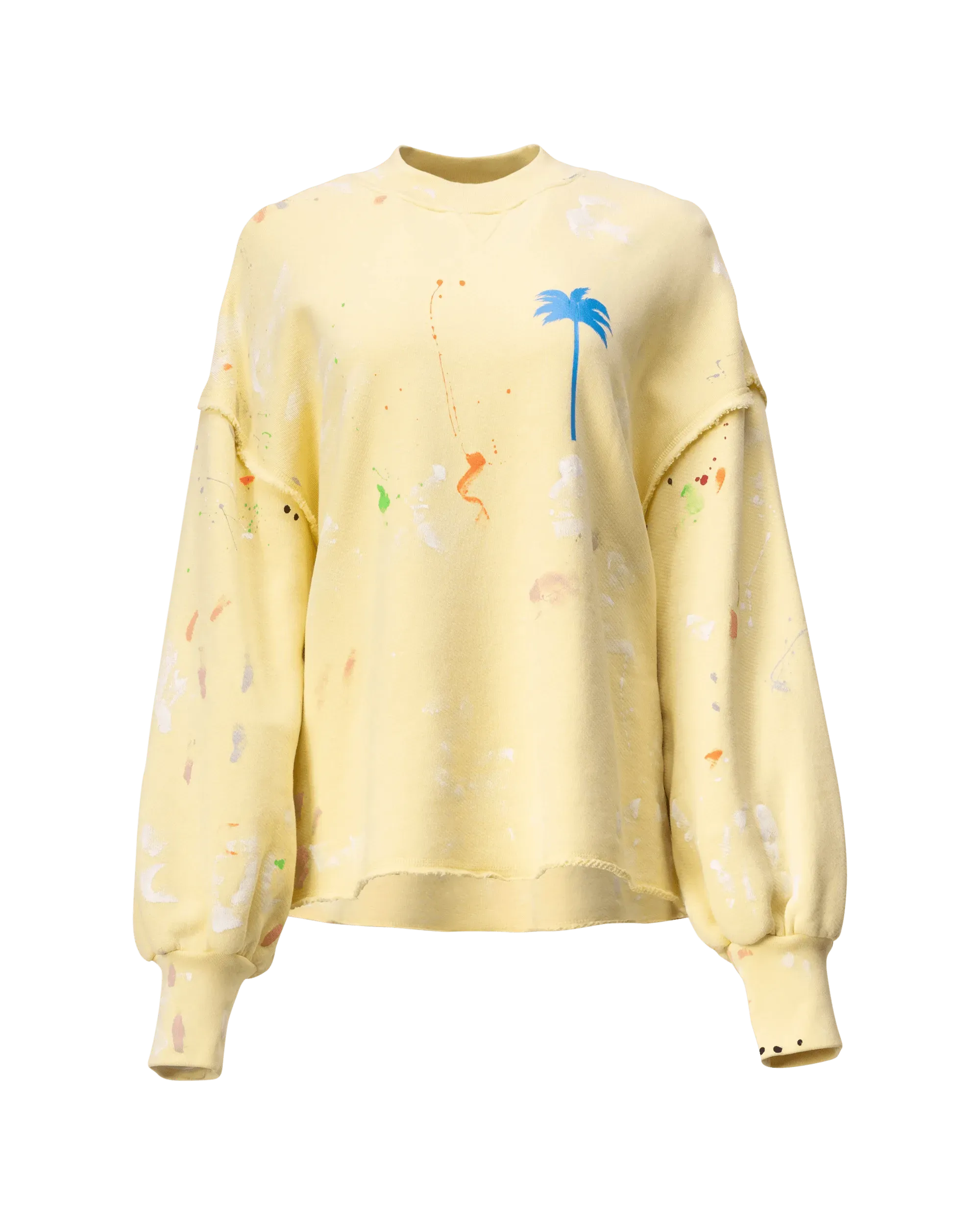 Splatter Painted Sweatshirt - DIHSAN