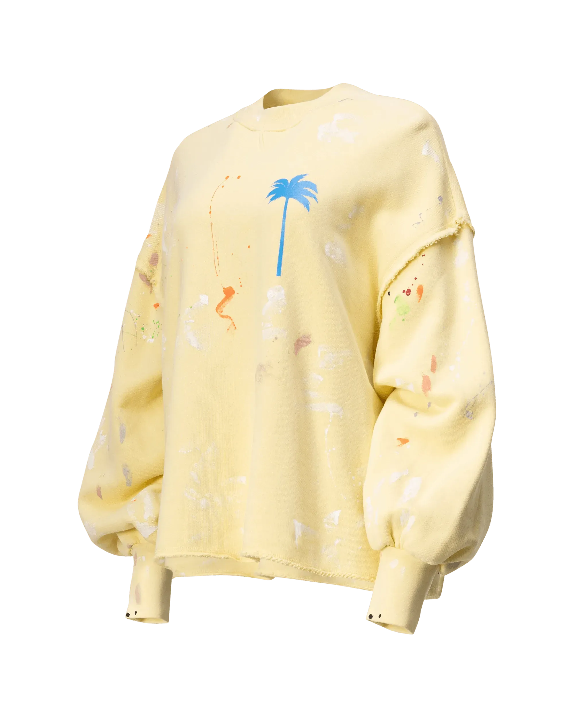 Splatter Painted Sweatshirt - DIHSAN